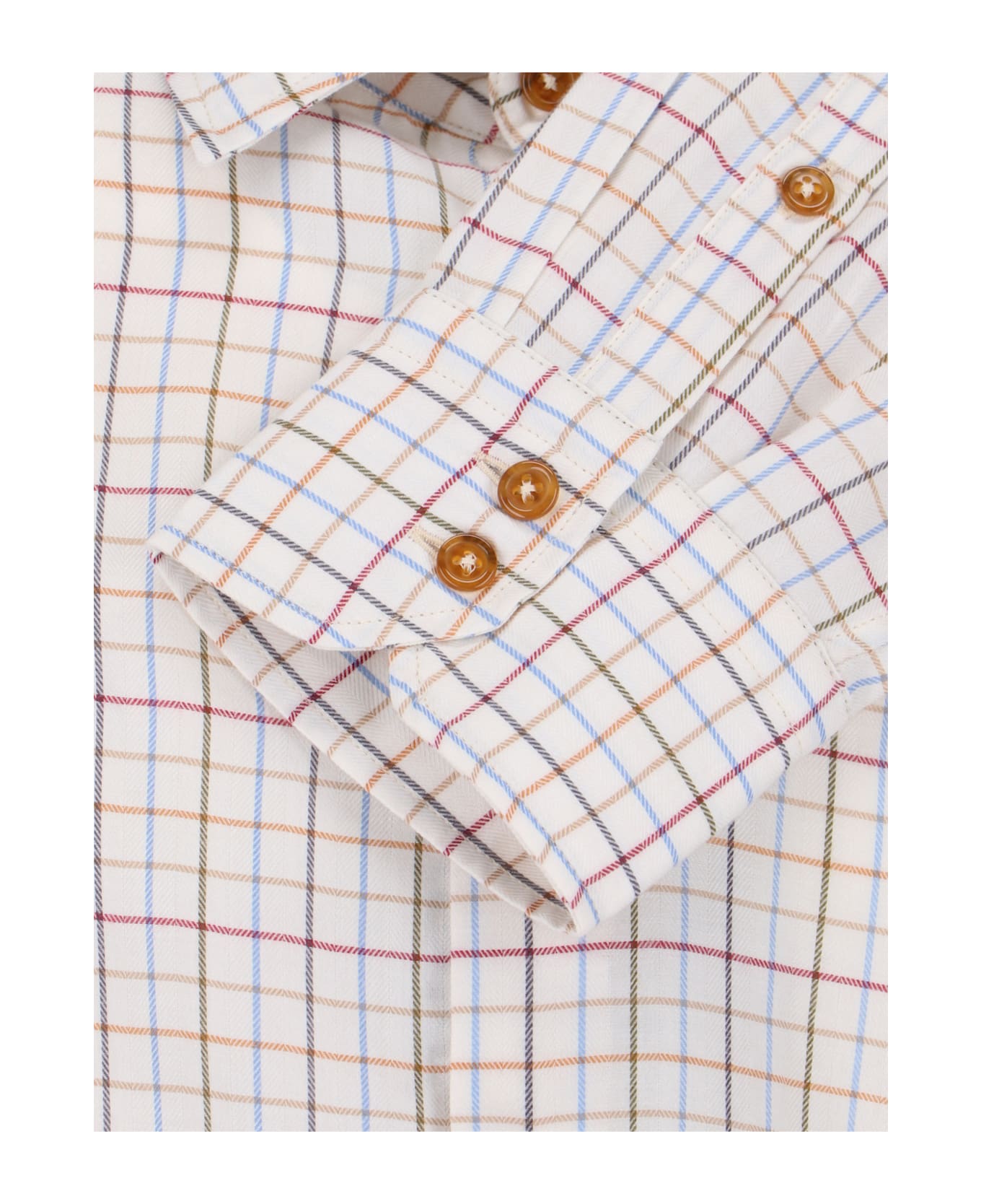 Vivienne Westwood 
ghost
 Check Shirt - Cream