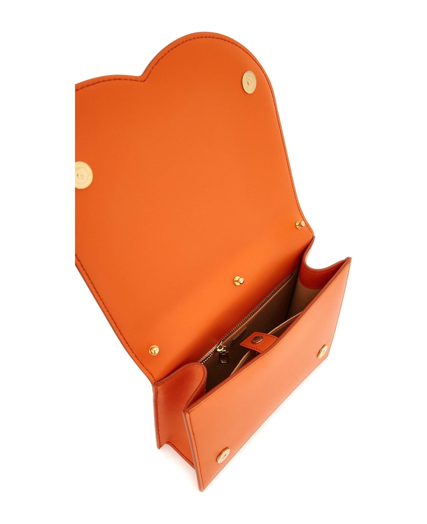 Dolce 
Gabbana Leather Crossbody Bag - ARANCIO (Orange)