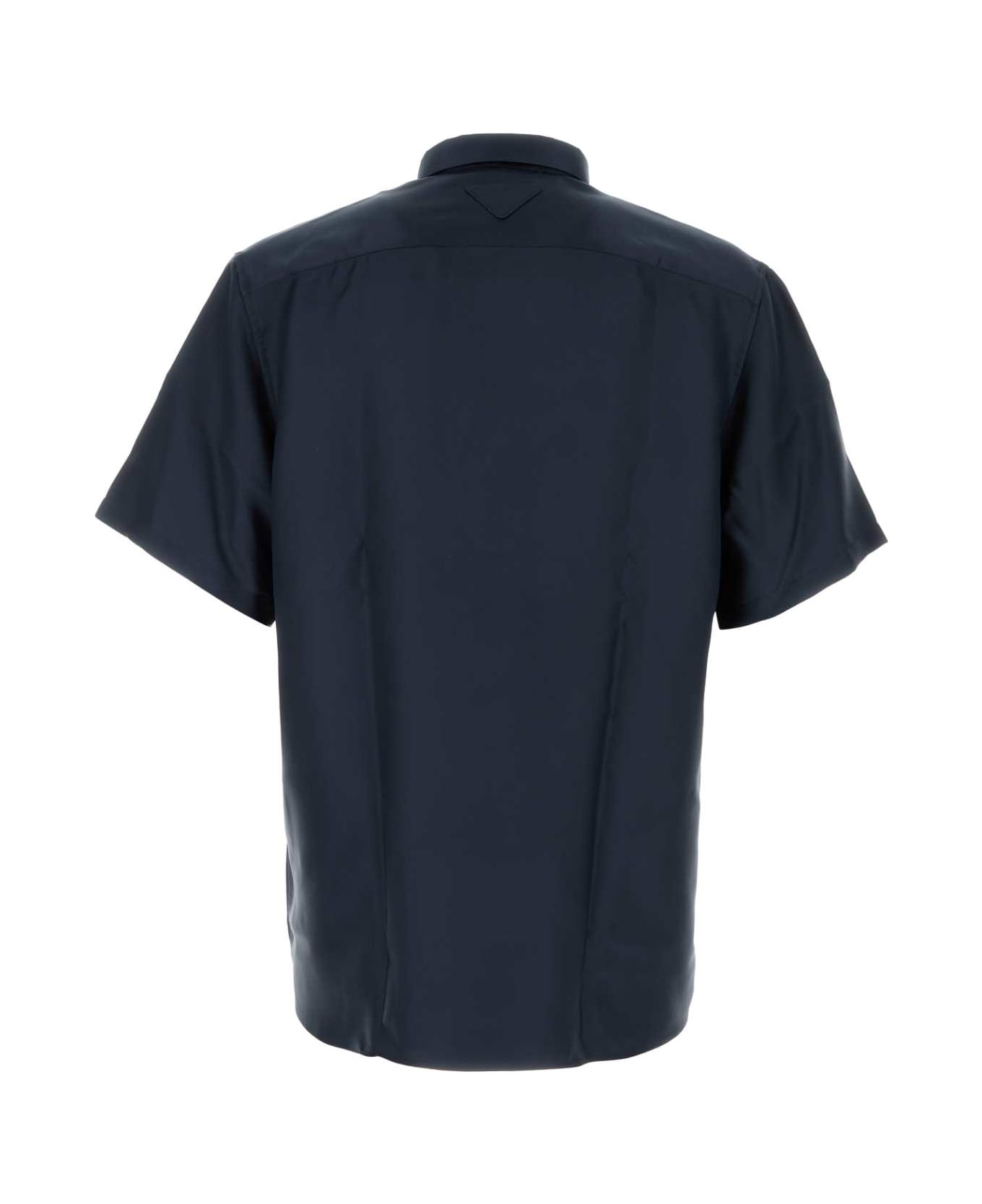 Prada Blue Satin Shirt - BLU