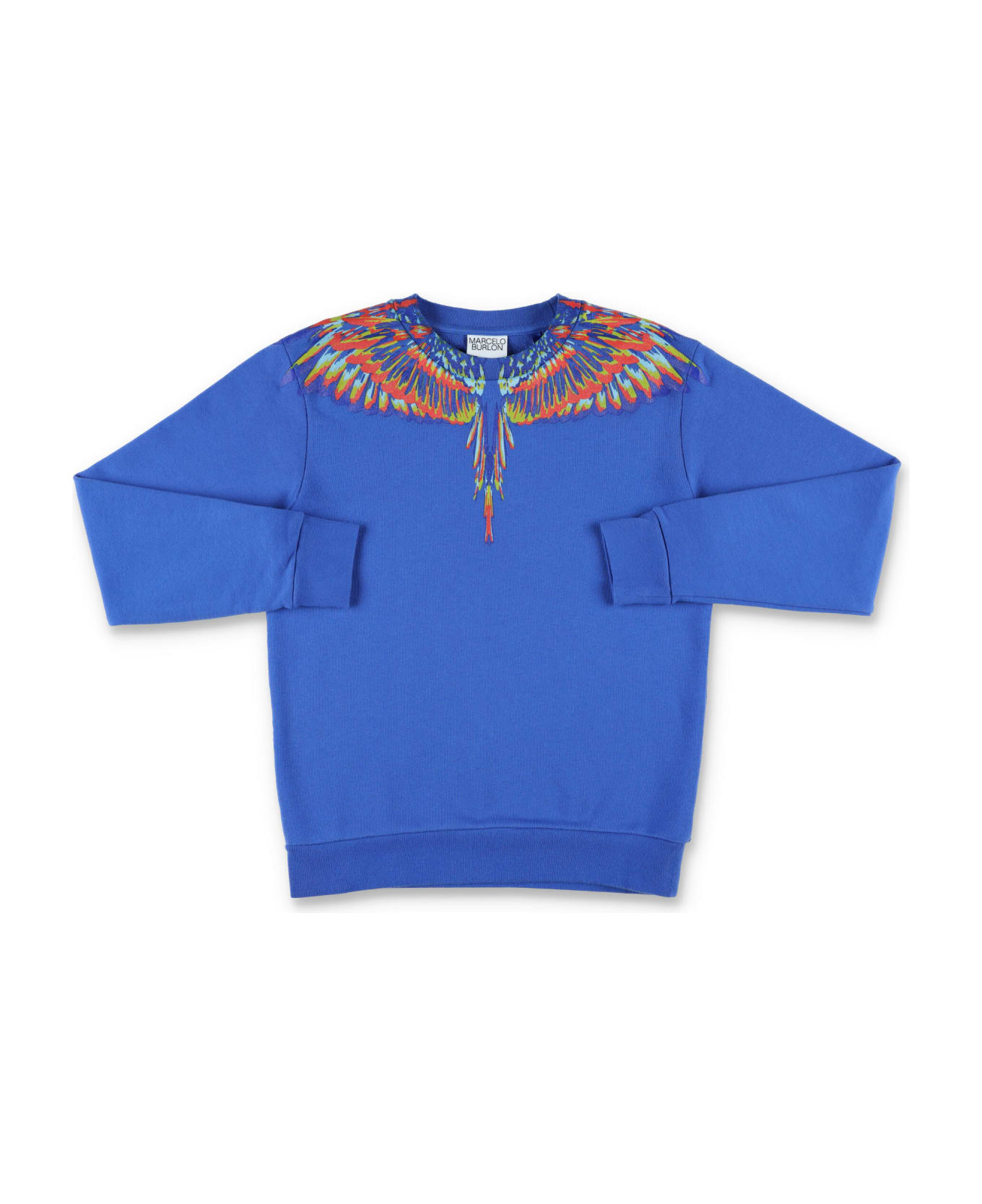Marcelo Burlon Tempera Wings Sweatshirt - ROYAL BLUE
