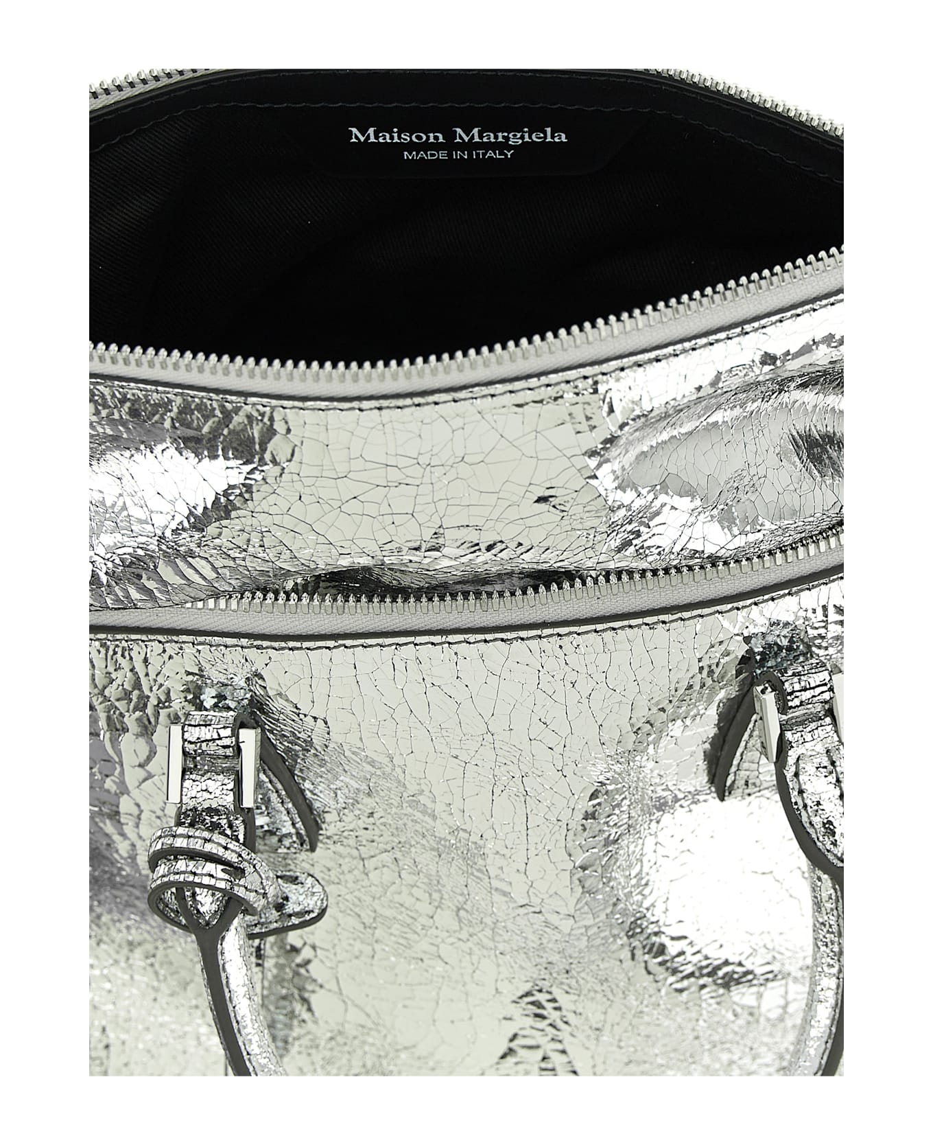 Maison Margiela '5ac Classique' Mini Handbag - Silver/Black