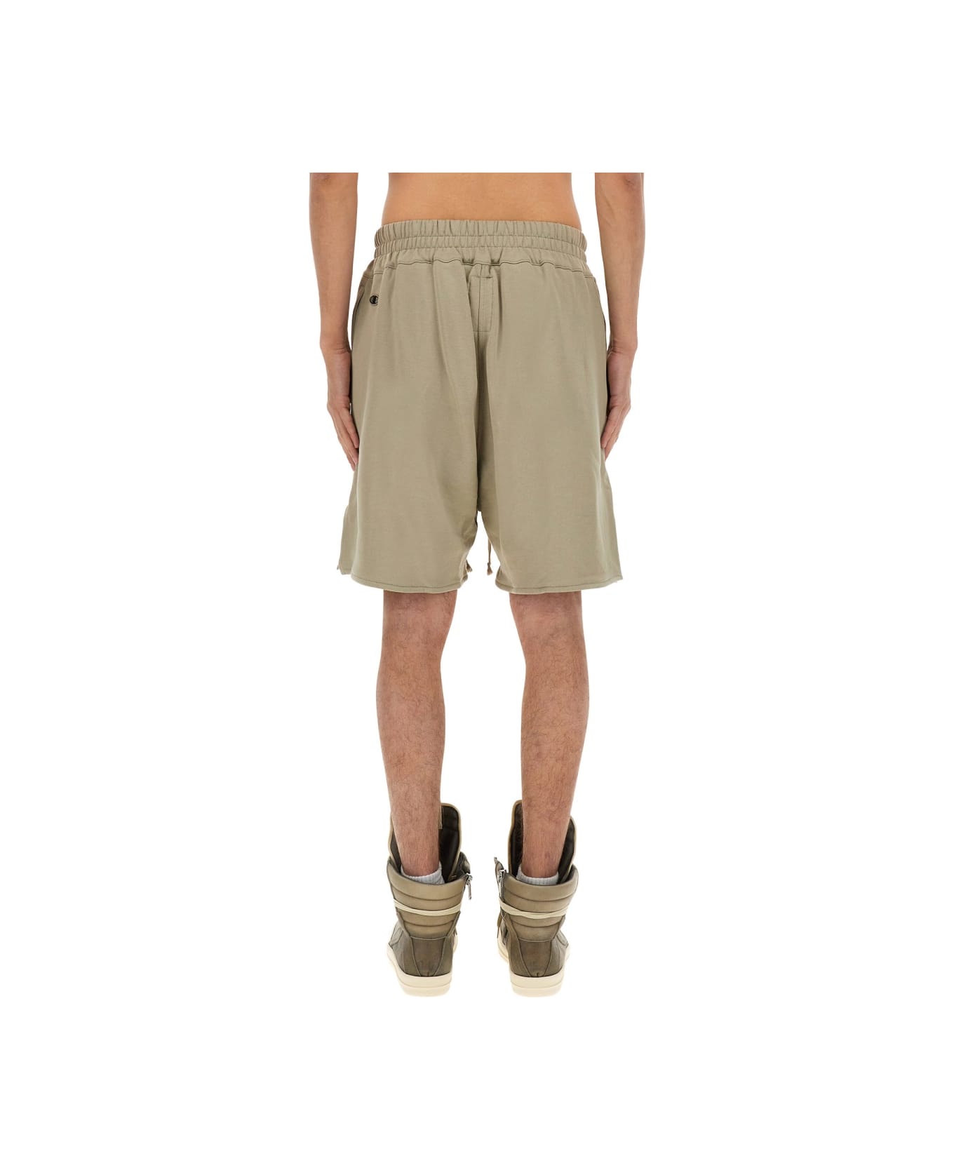 Rick Owens x Champion Cotton Shorts - BEIGE