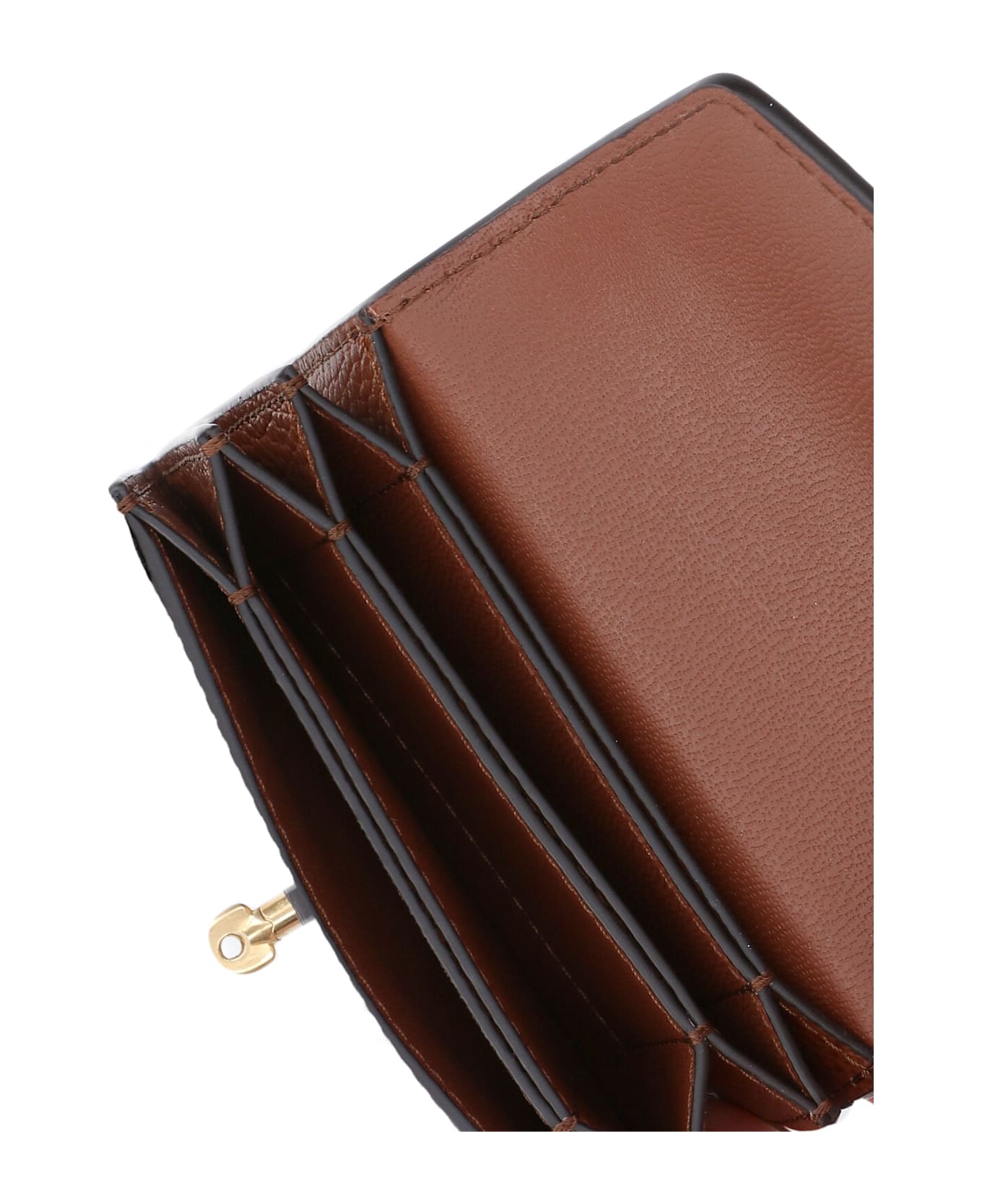 Mulberry "darley Concertina" Wallet - Brown