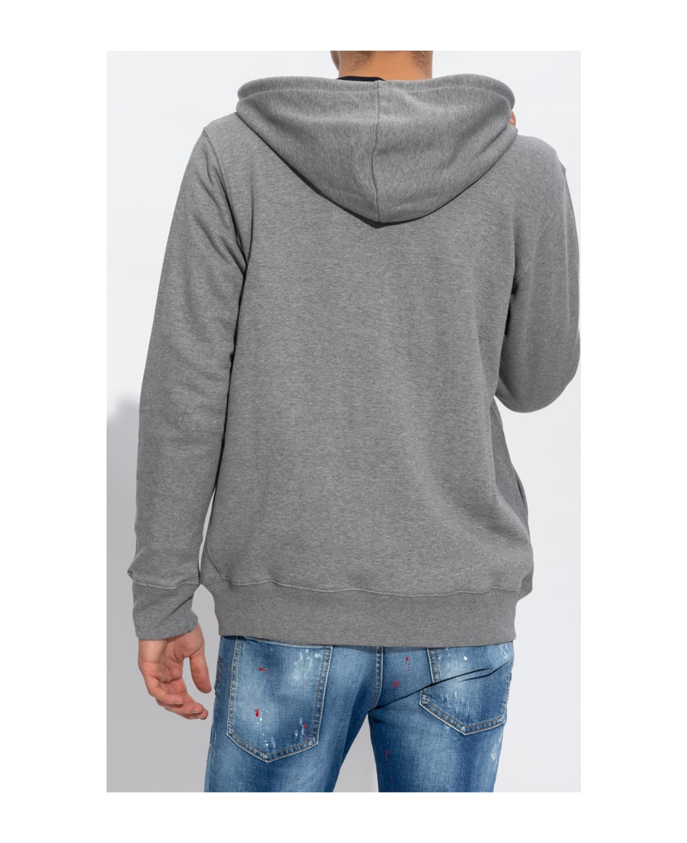 PS by Paul Smith Ps Paul Smith Patched Hoodie - Grey