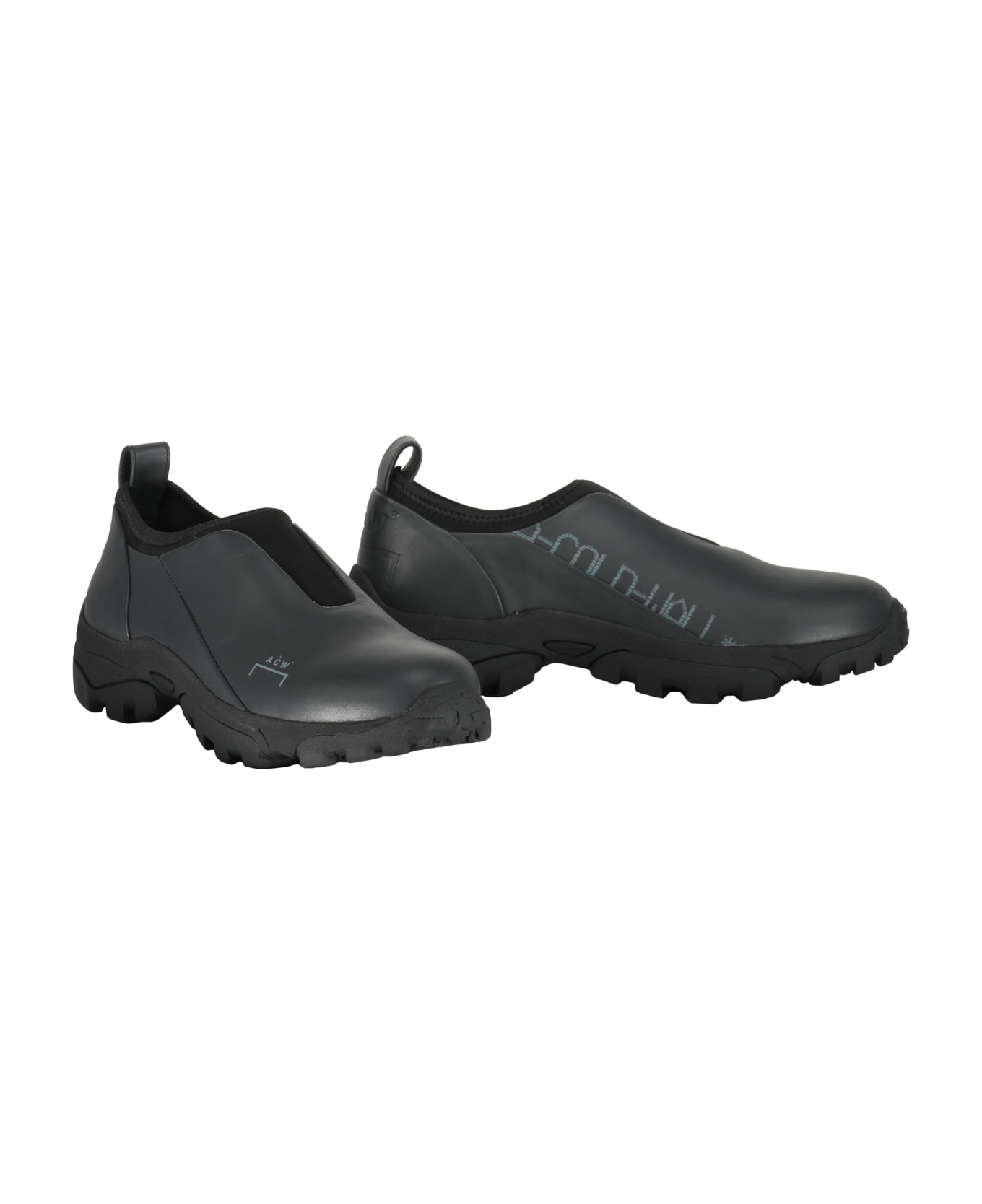 A-COLD-WALL Leather Slip-on Sneakers - black
