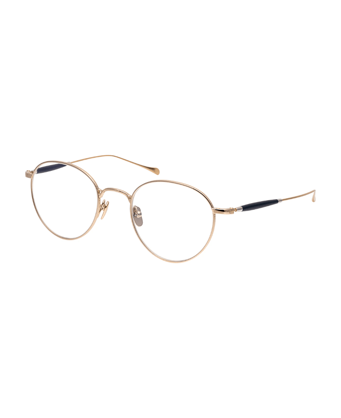 Masunaga GMS/128T Eyewear - Gold/navy