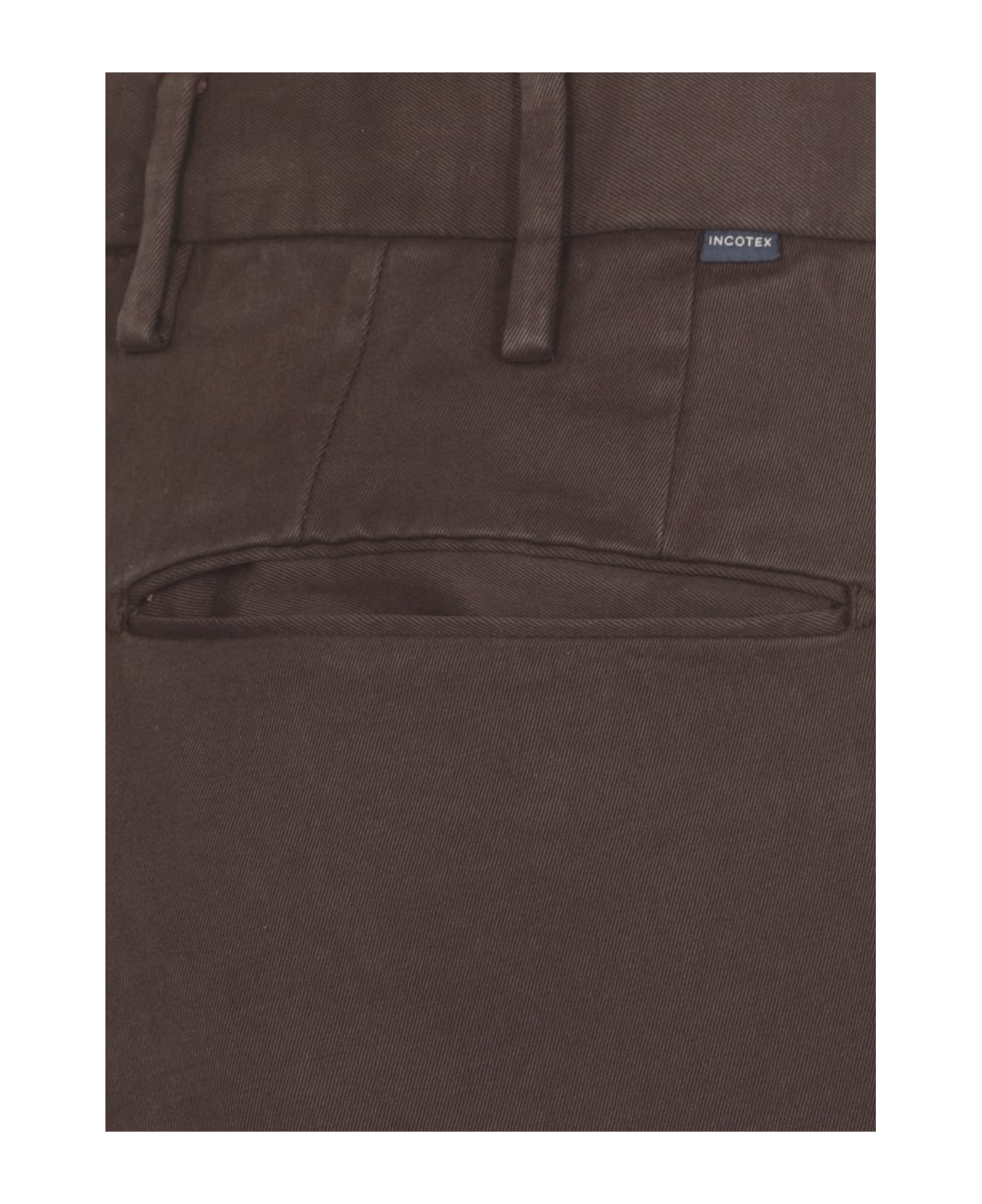 Incotex Cotton Pants - Brown