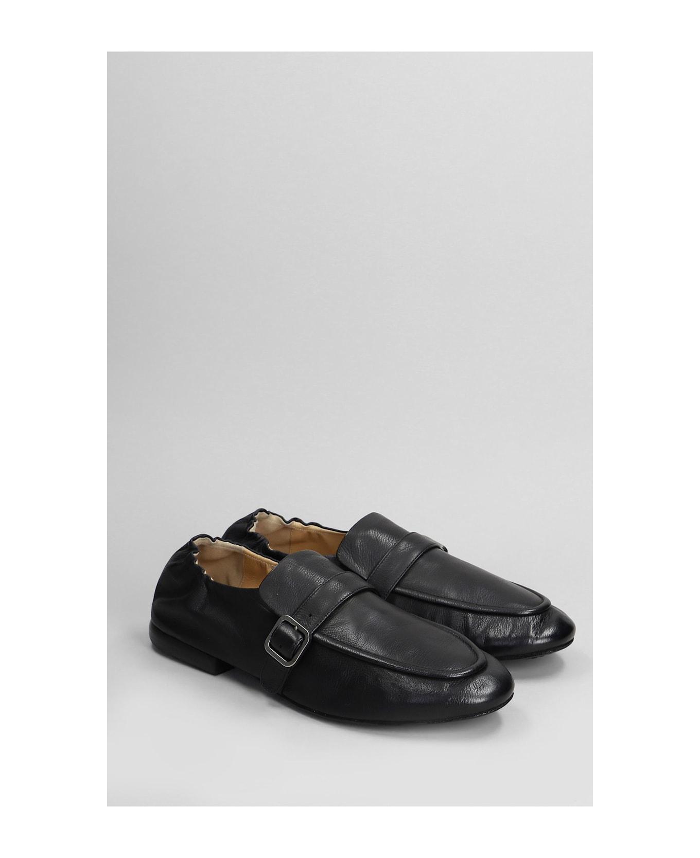 Marsell Mandolo Loafers In Black Leather - black
