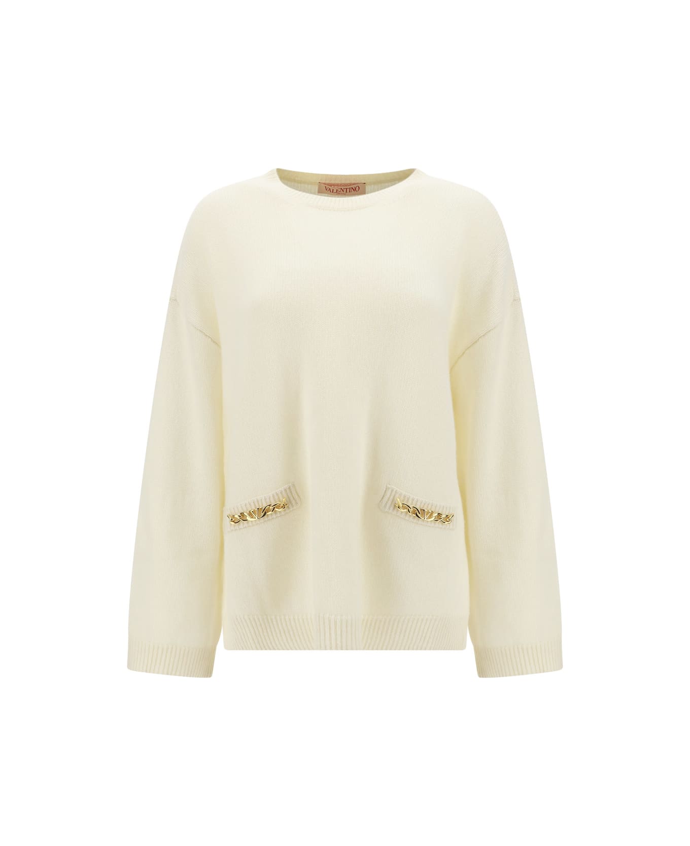 Valentino Solid Sweater - Avorio