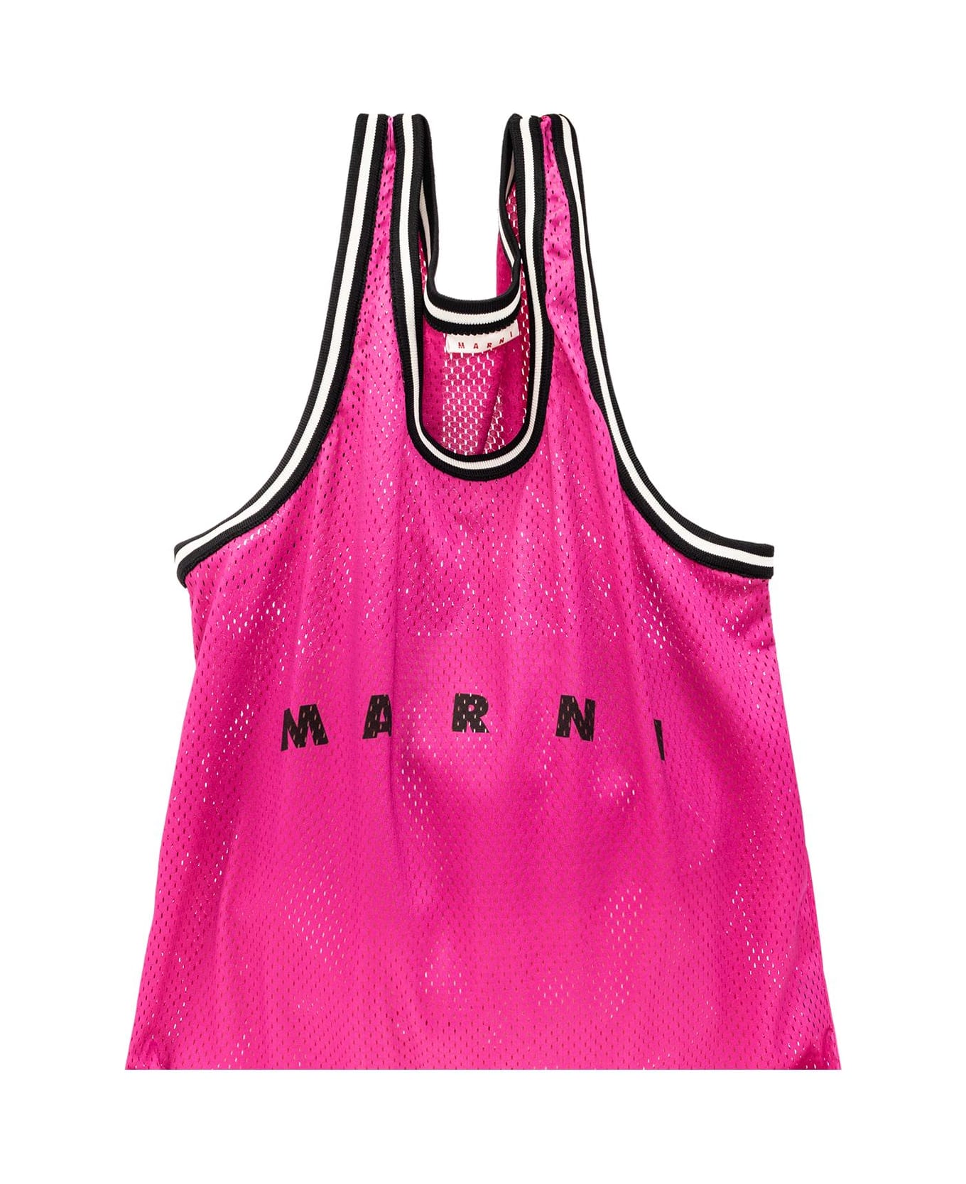 Marni Shopper Bag With Logo Marni - FUCSIA