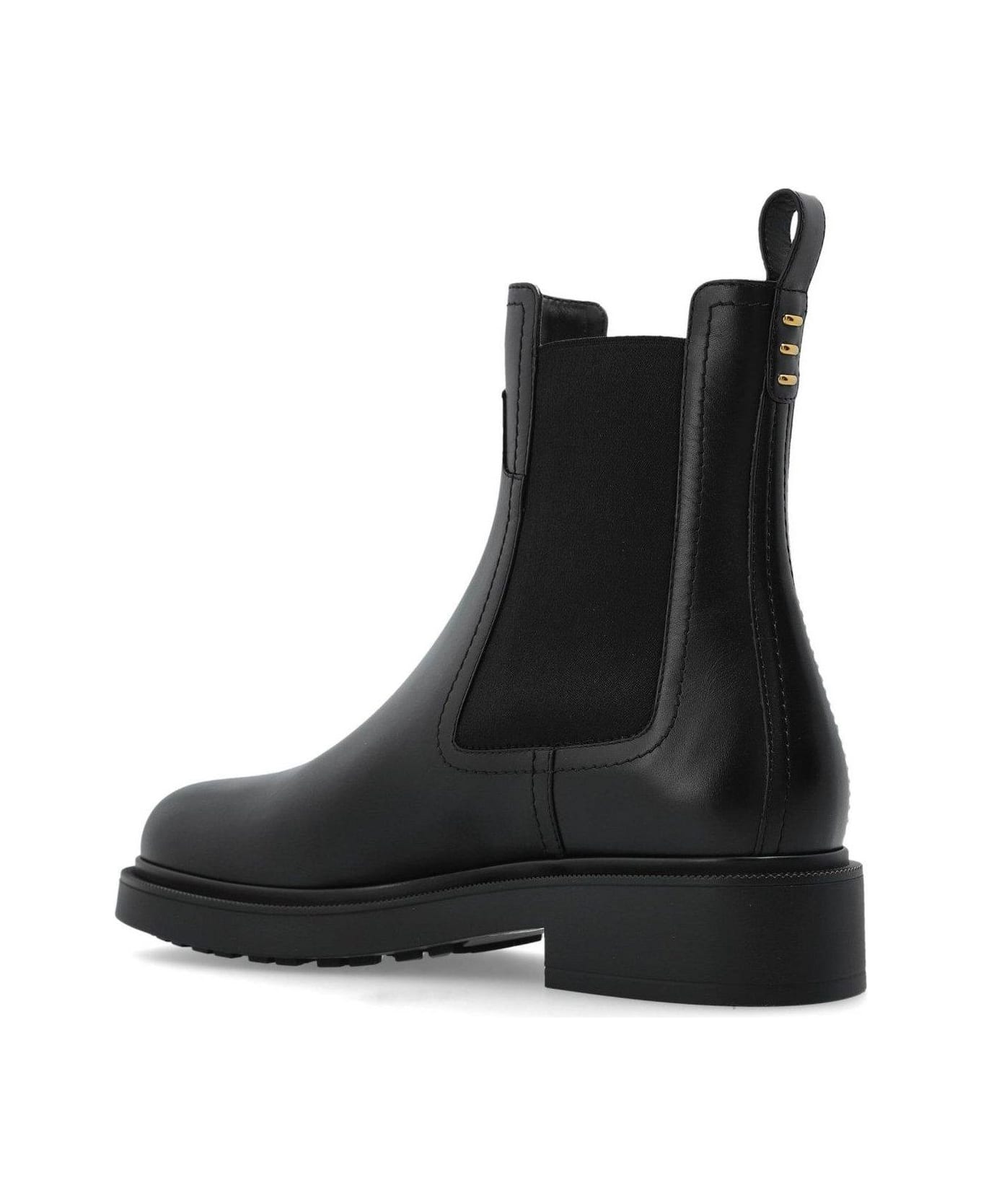 Fendi Filo Biker Ankle Boots - Black