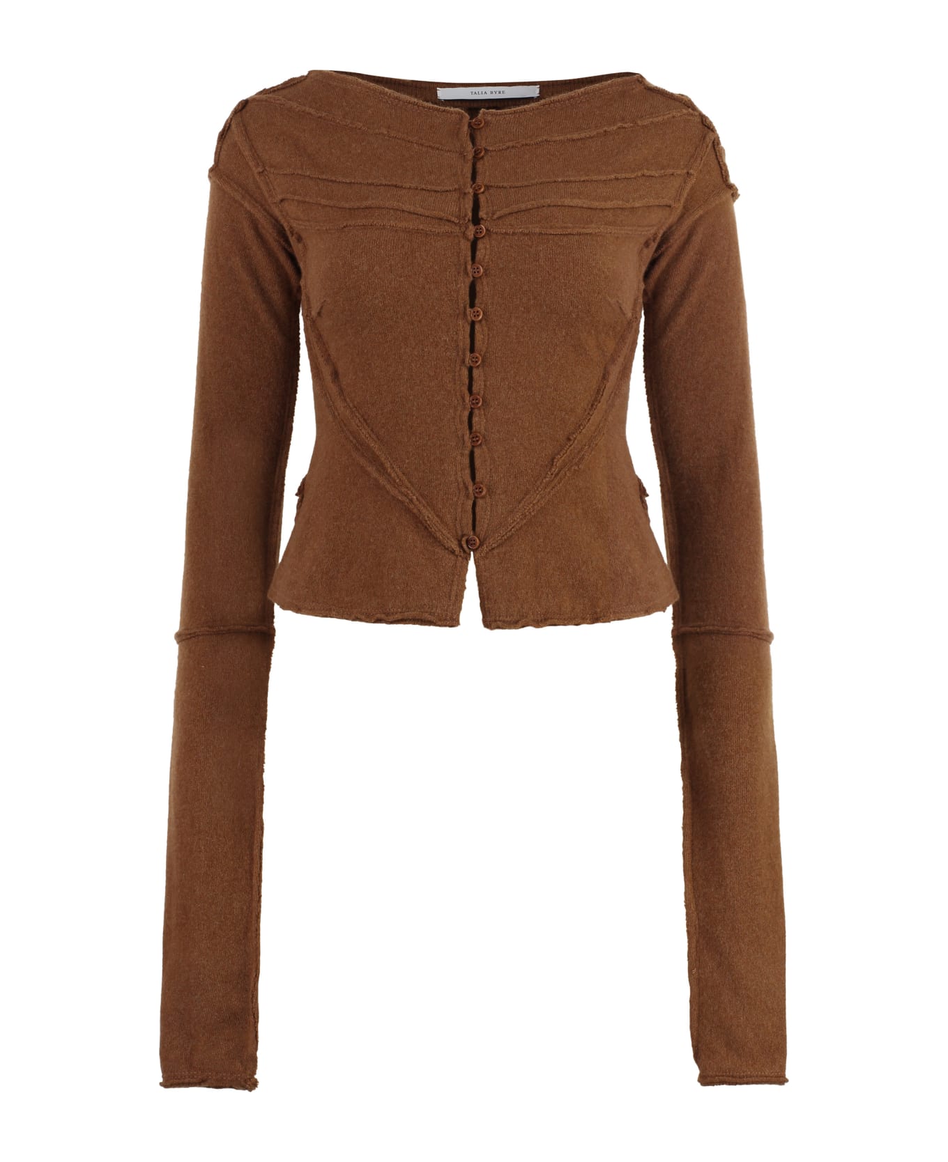 Talia Byre Wool And Cashmere Cardigan - Camel