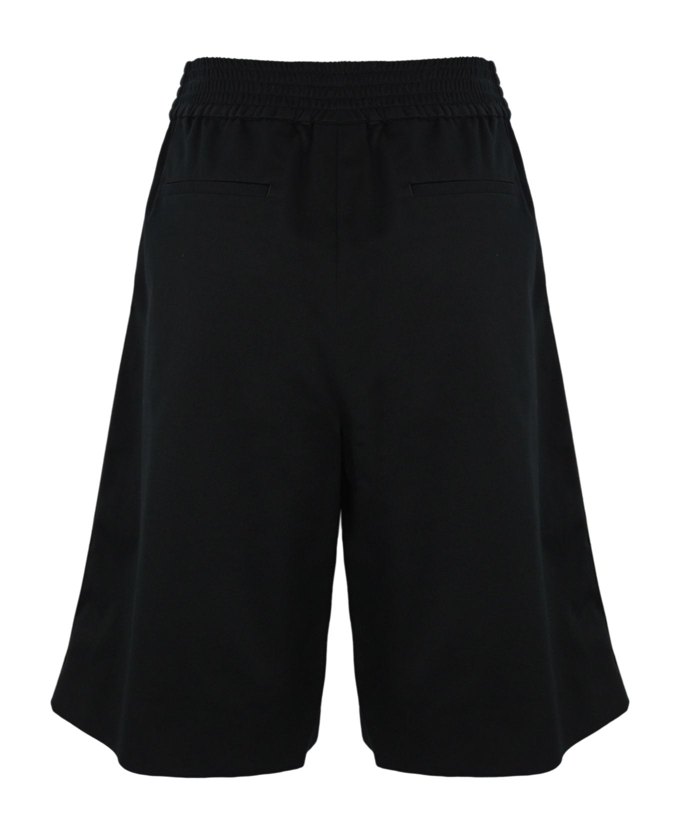 Weekend Max Mara 'basilio' Cotton Bermuda Shorts - Nero ショートパンツ
