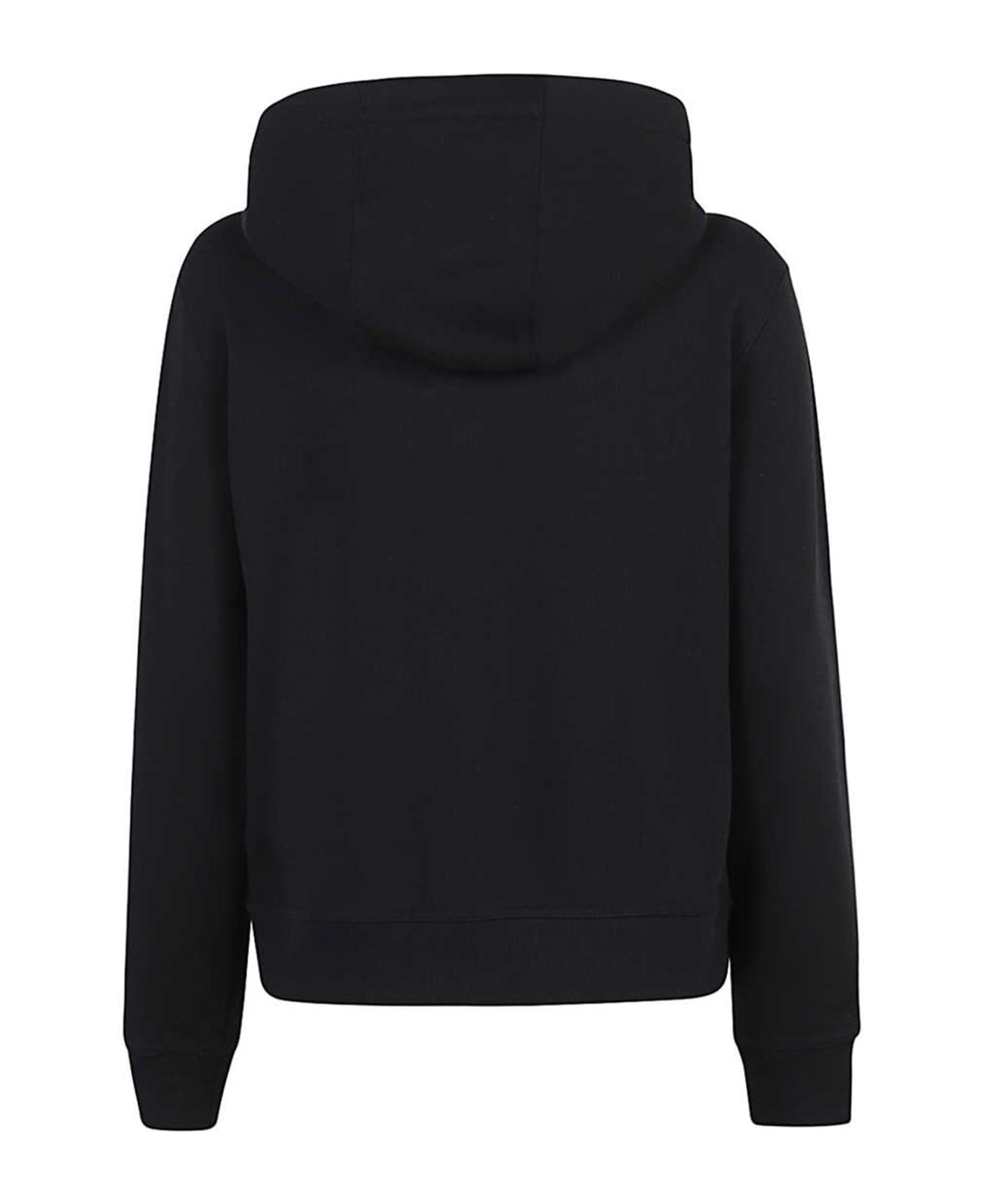 Burberry Logo Zipped Sweatshirt - Black フリース