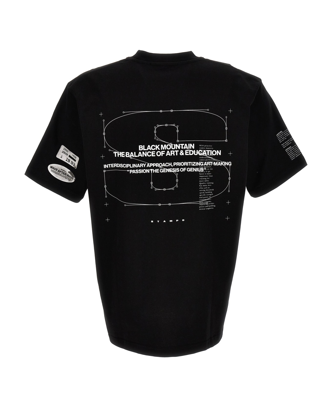 Stampd 'mountain Transit' T-shirt - White/Black