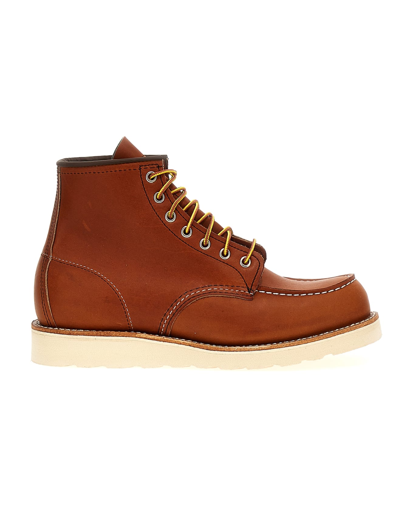 Red Wing 'classic Moc' Ankle Boots - Brown