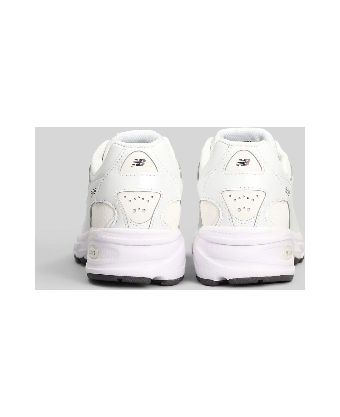 New Balance 509 Sneakers In White Leather - white