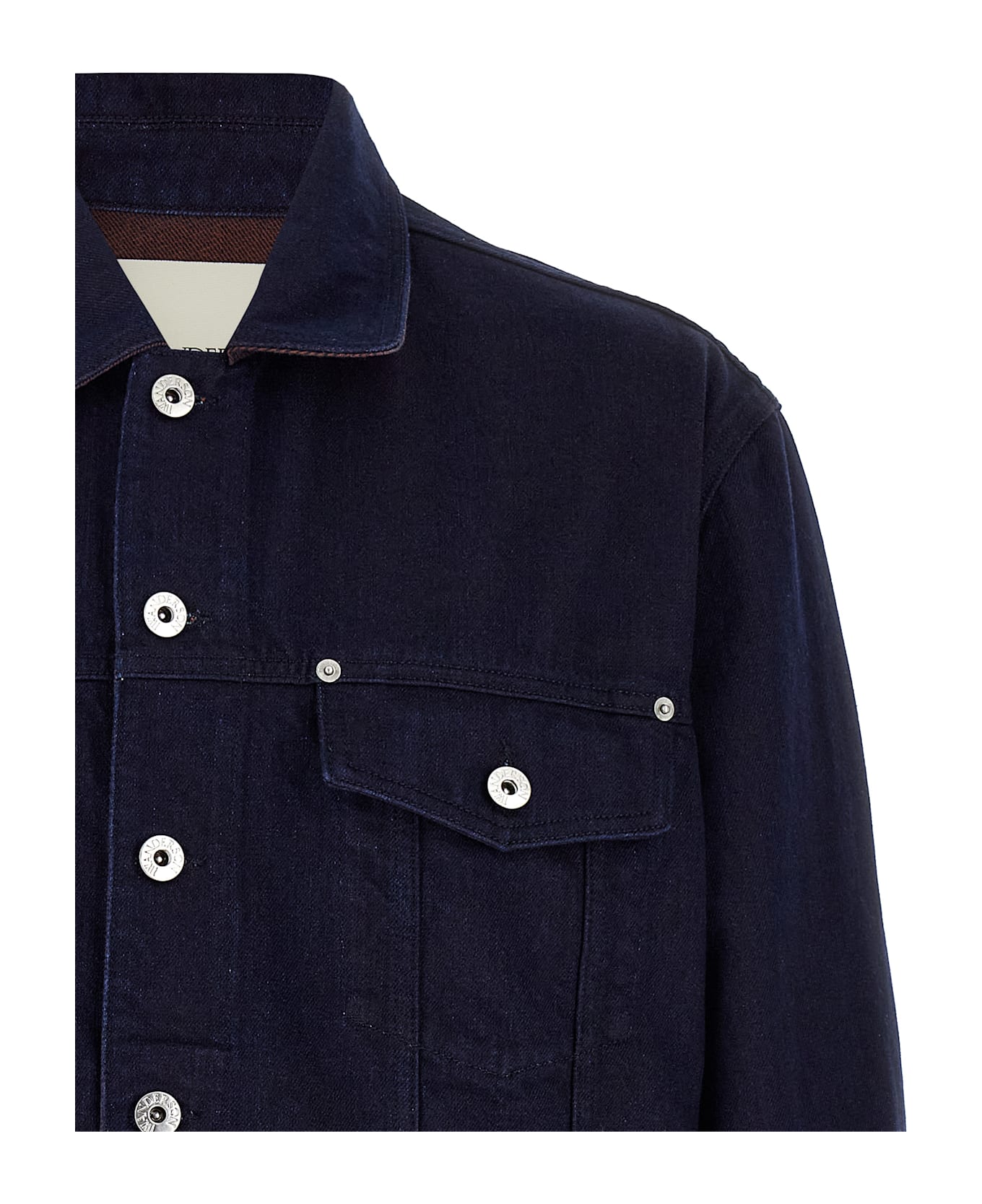 J.W. Anderson 
turn Up Cuff
 Jacket - BLUE