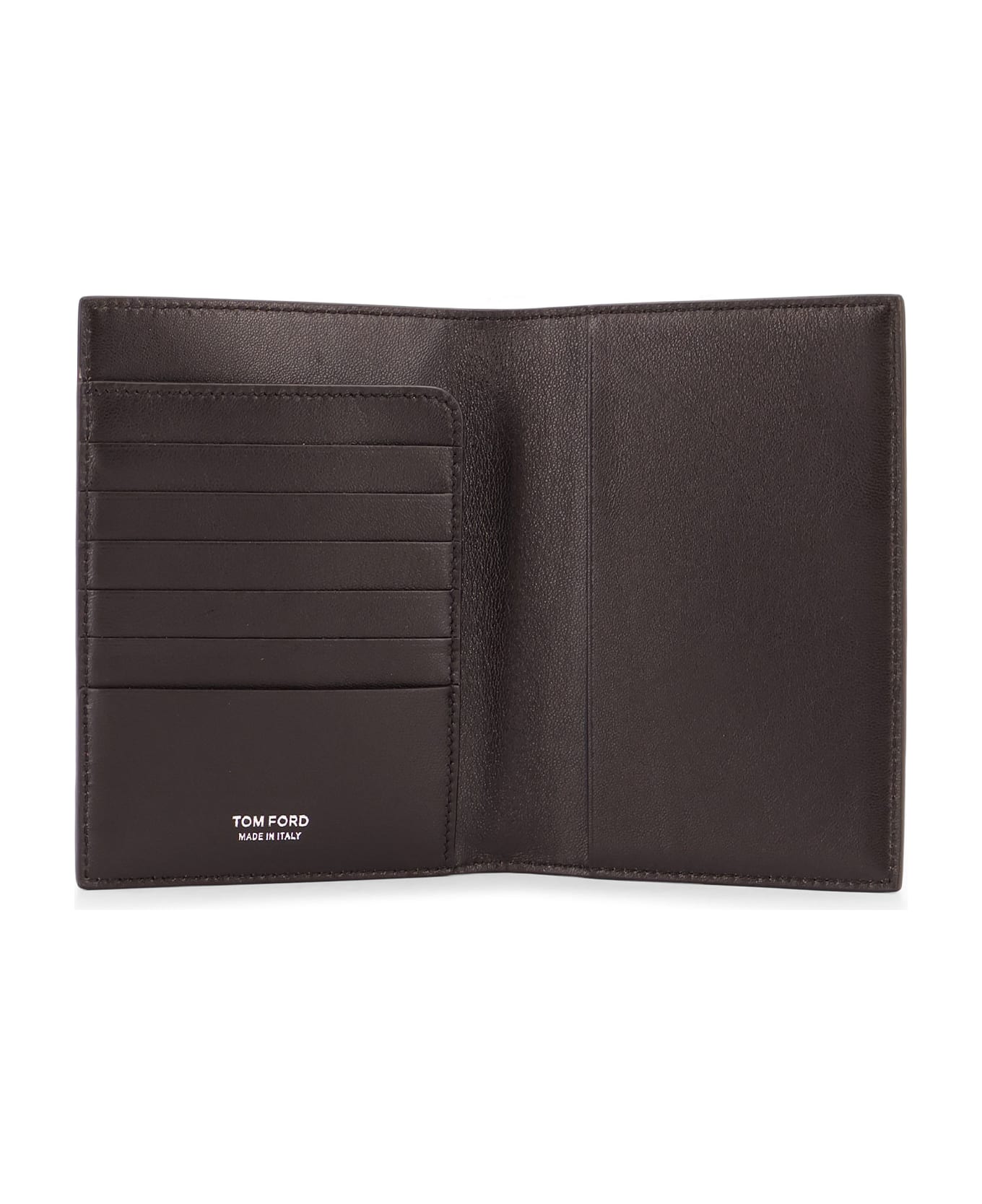 Tom Ford Crocodile-print Leather Wallet - Brown