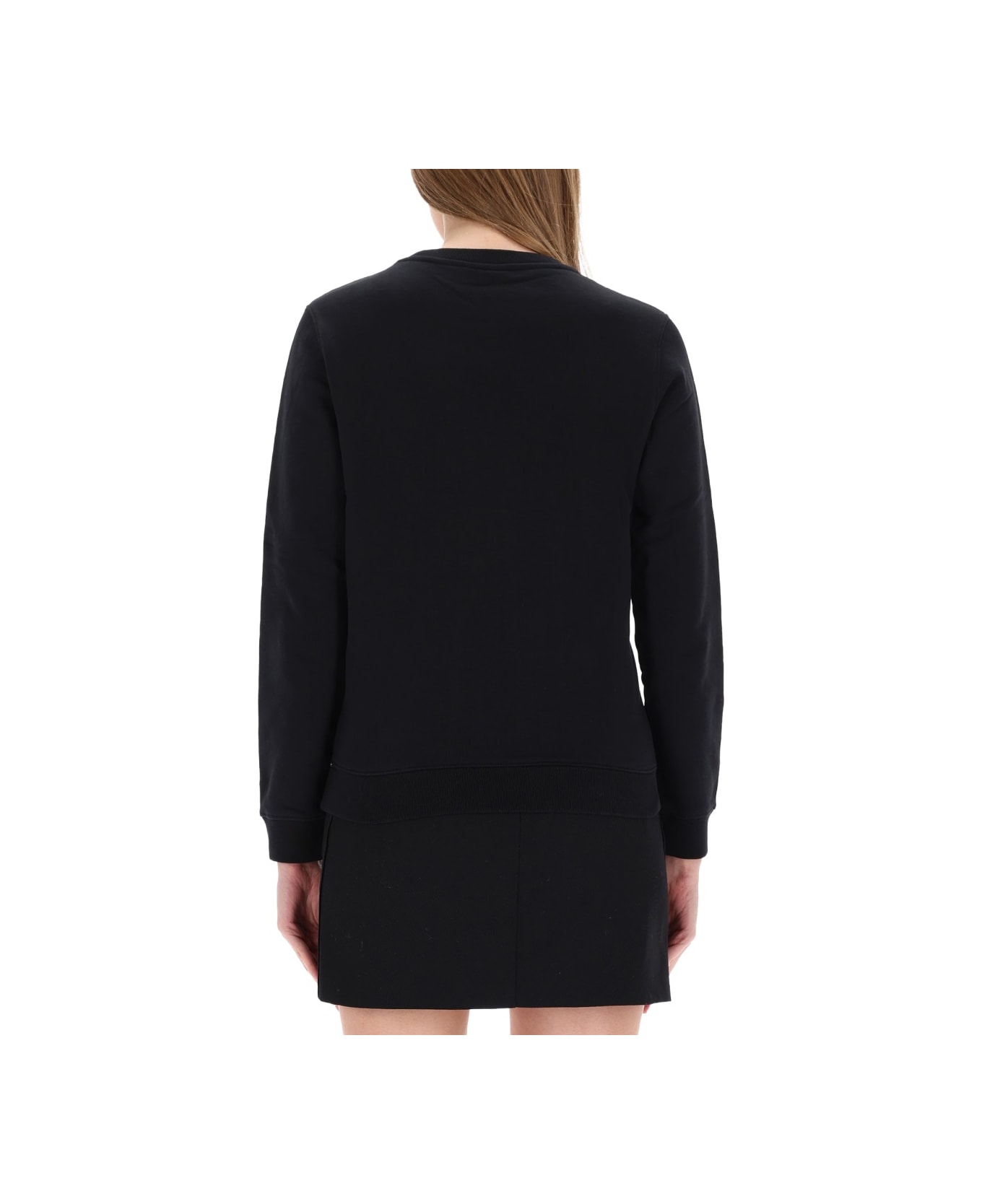 Maison Kitsuné "lady Fox" Sweatshirt - BLACK