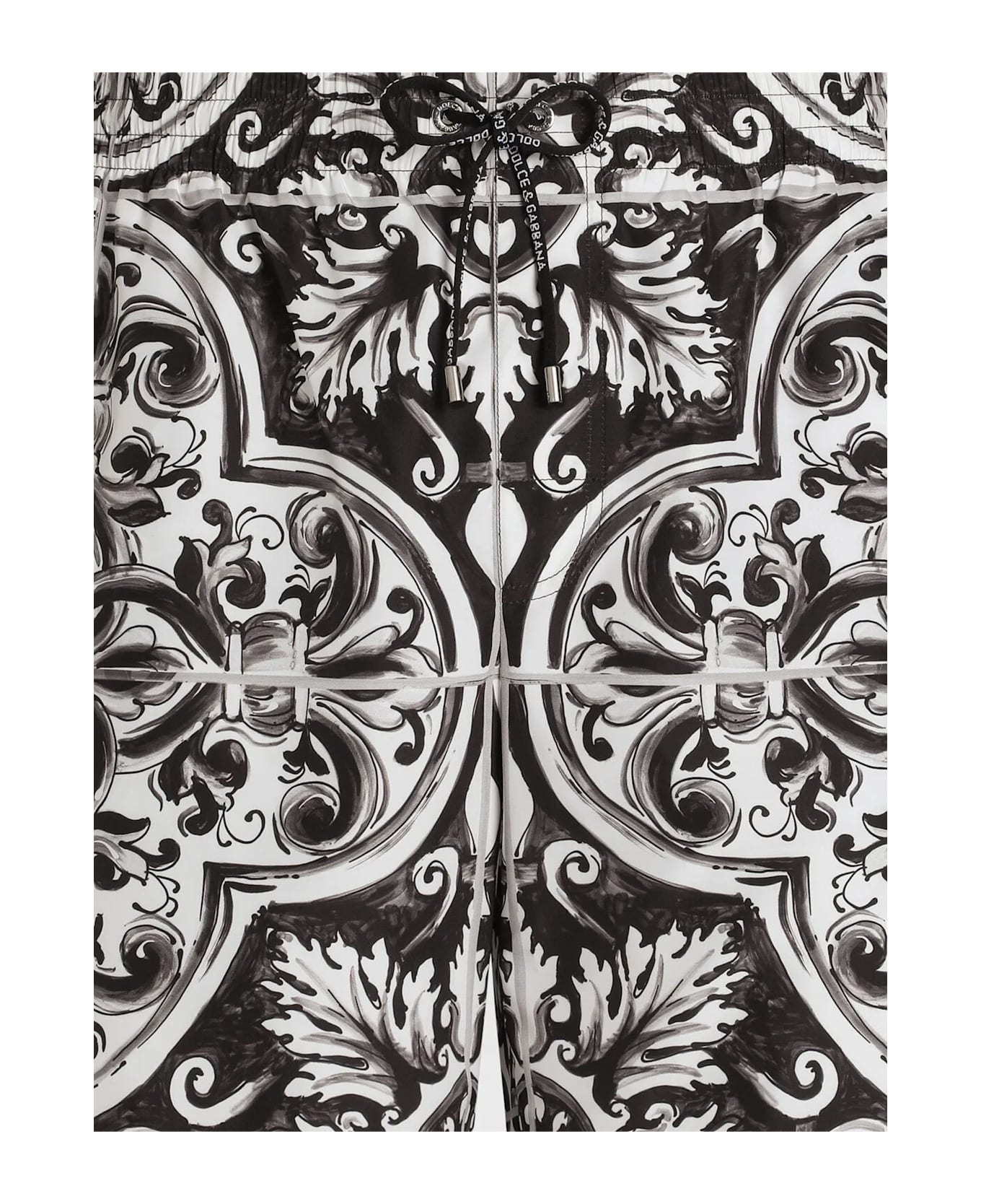 Dolce 
Gabbana Swim Trunks With Pochette - MAIOLICA 2L NERO