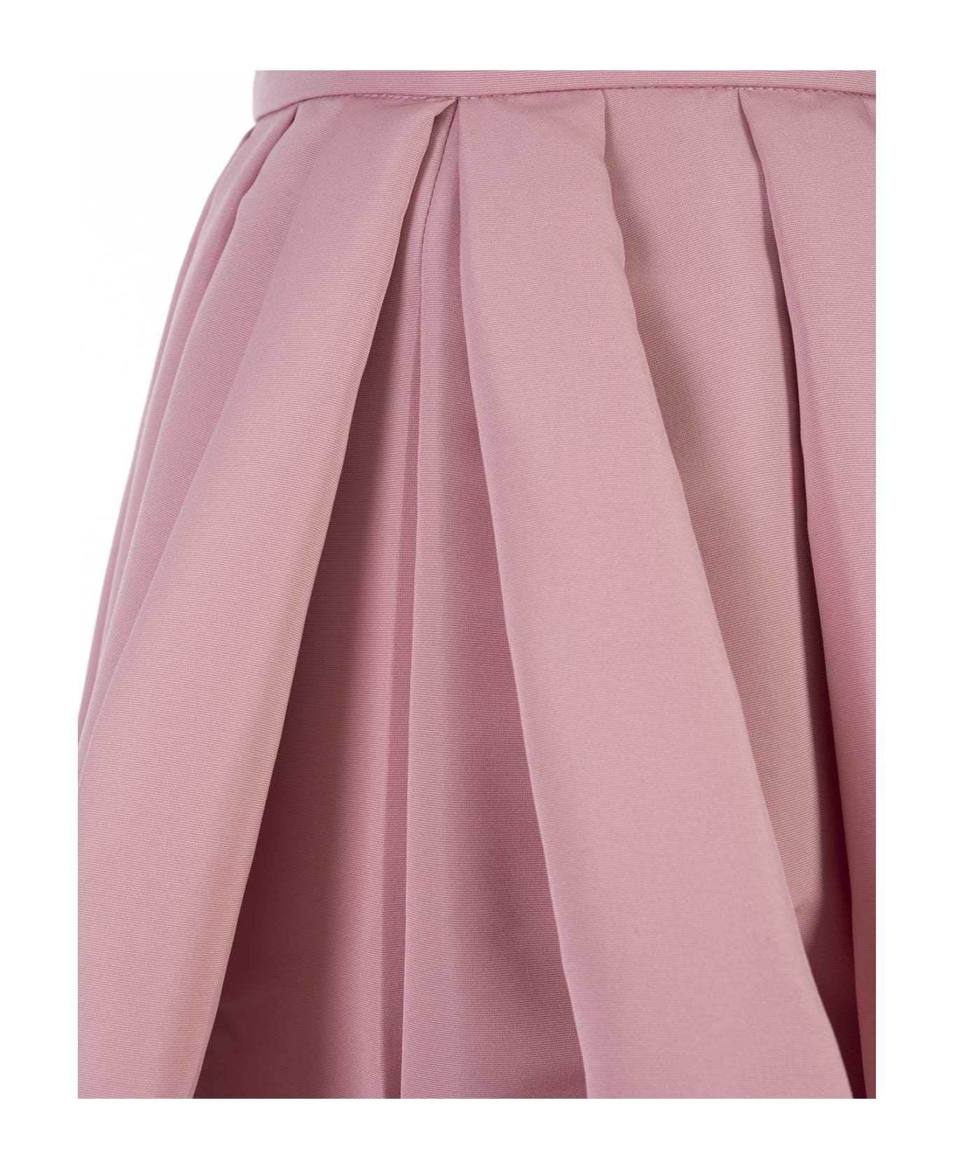 Alexander McQueen Light Pink Curled Midi Skirt - Pink スカート