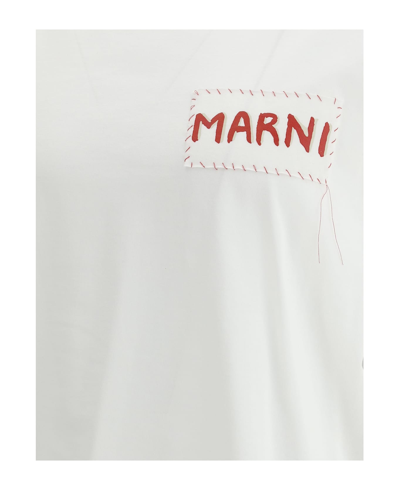 Marni Logo T-shirt - Lily White