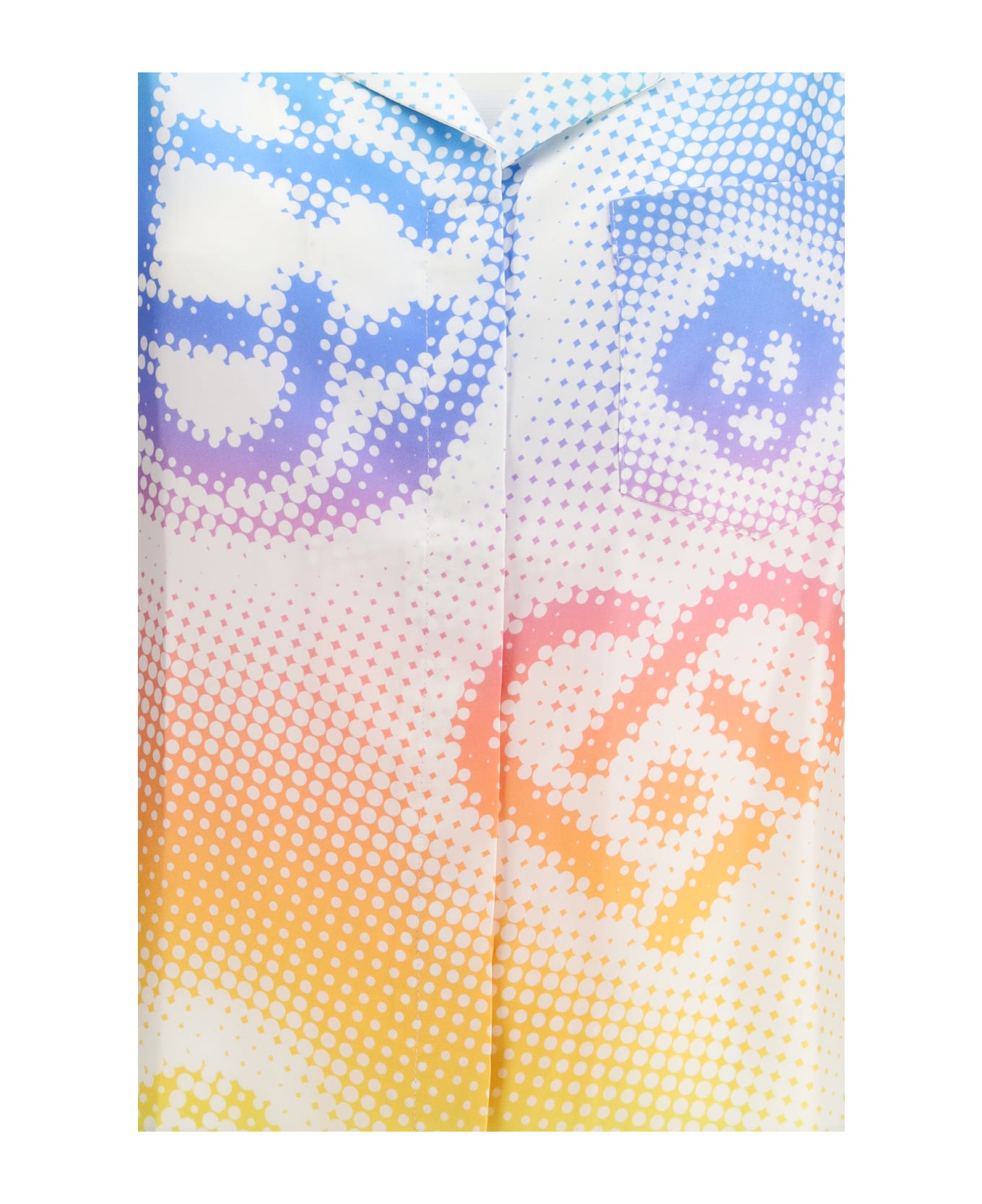 Casablanca Halftone Logo Short-sleeve Shirt