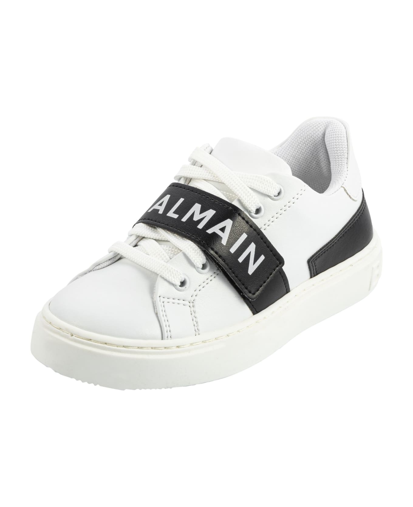 Balmain Sneakers With Logo - White