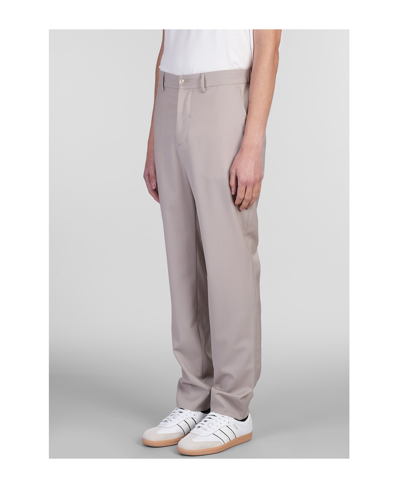 Barena Pinco Pants In Beige Wool - beige