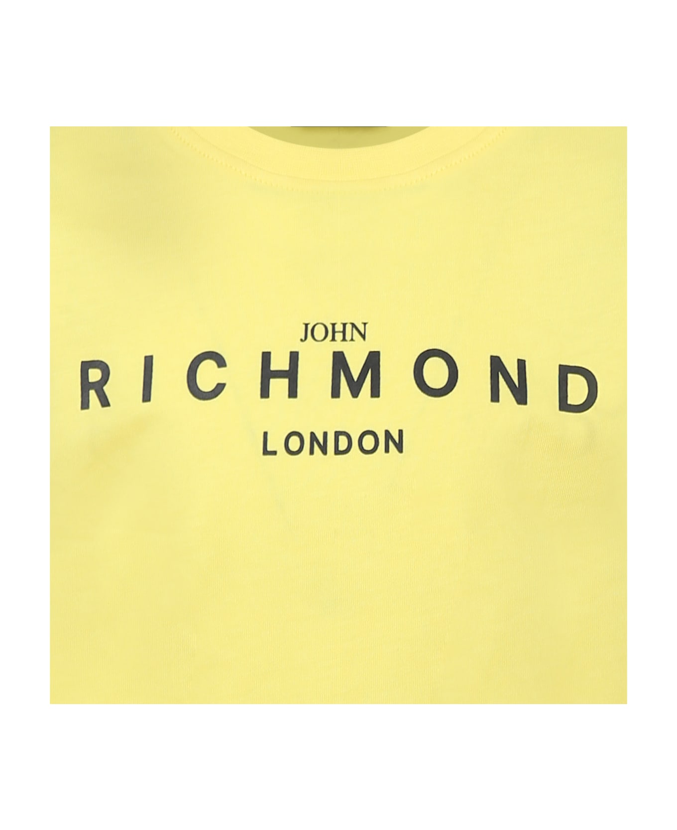 Richmond Yellow T-shirt For Boy With Logo - Yellow