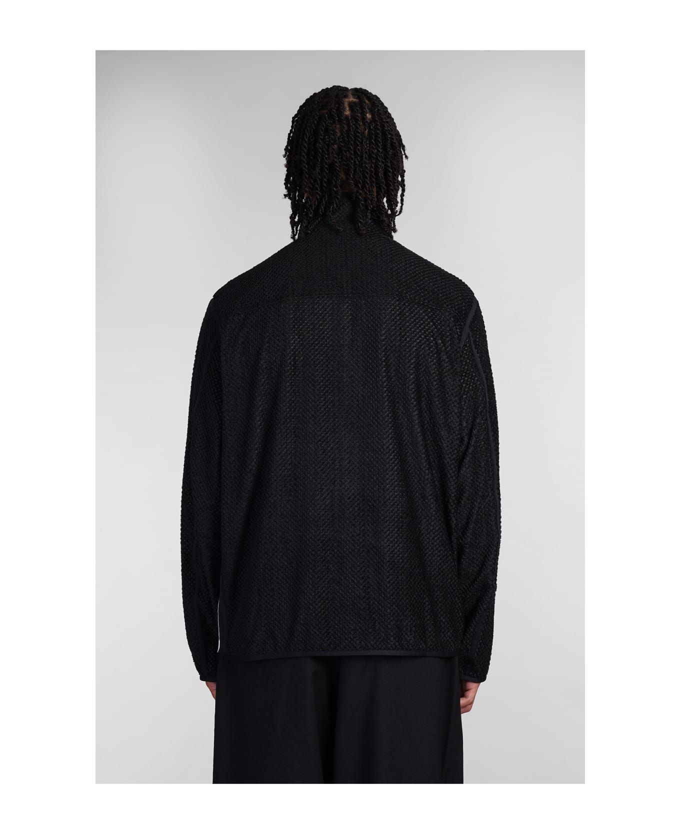 Y-3 Casual Jacket In Black Polyester - BLACK