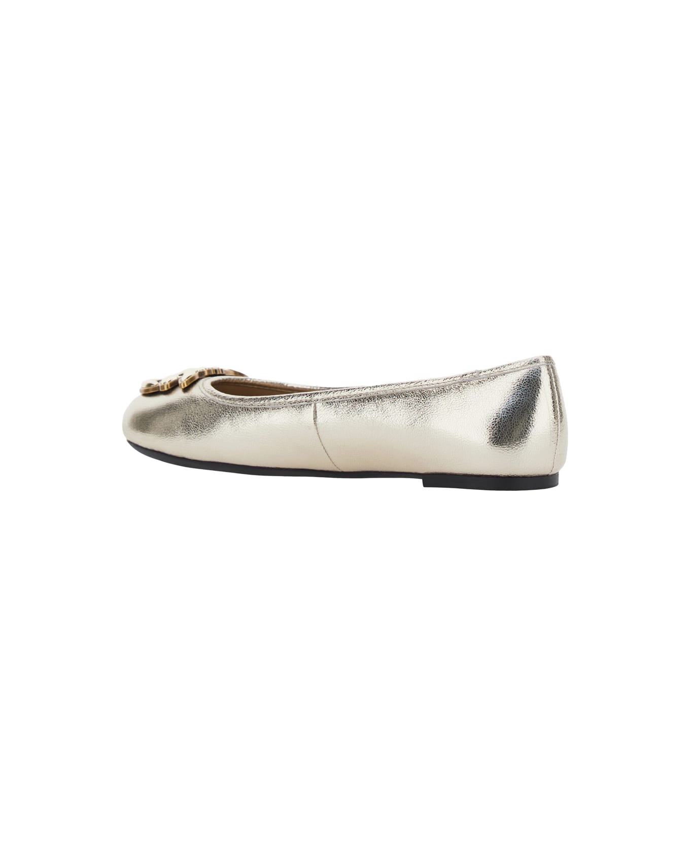 Pinko Metallic Ballet Shoes - Metallic