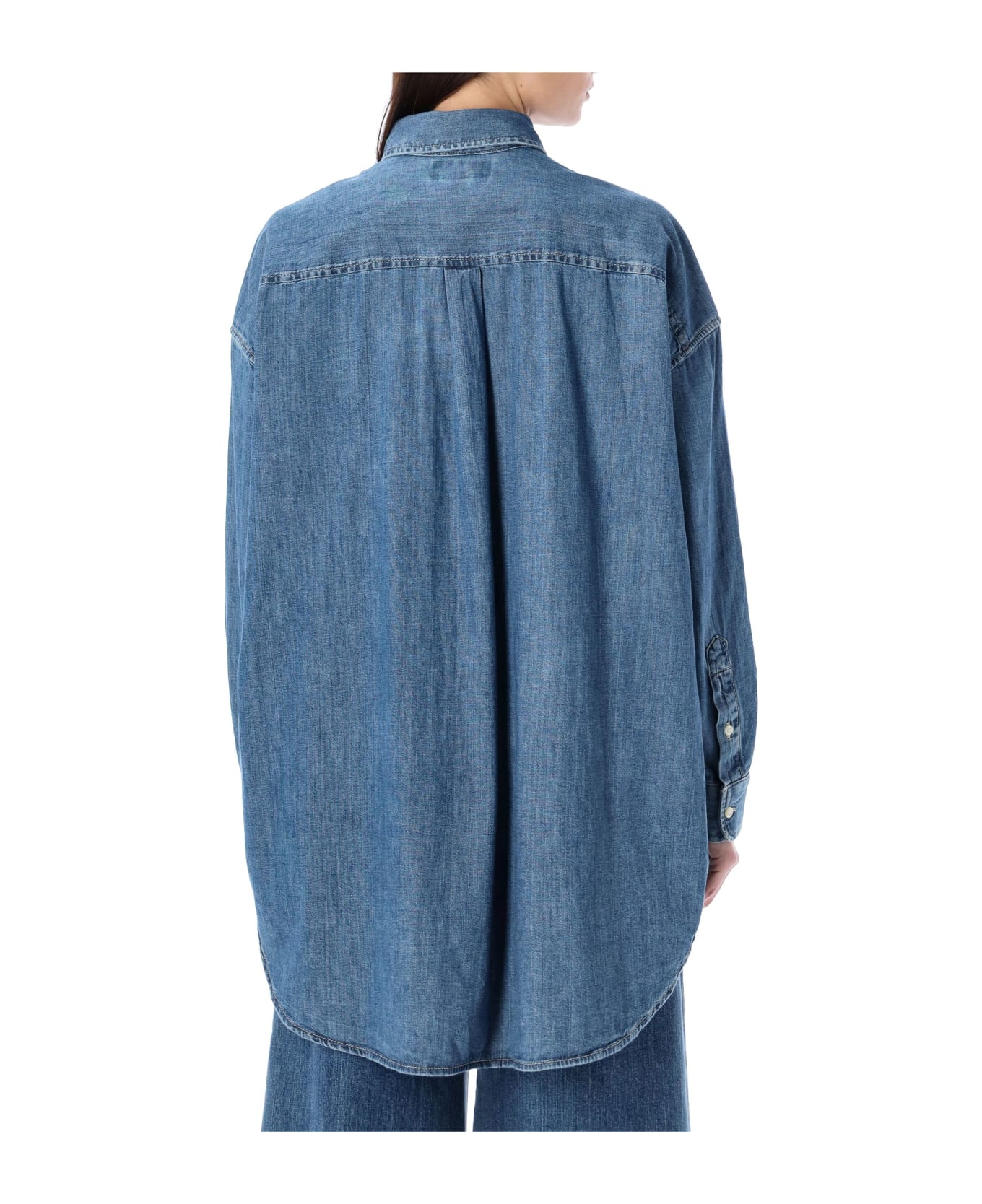 Polo Ralph Lauren Oversized Denim Shirt - GOLFITO BLUE WASH