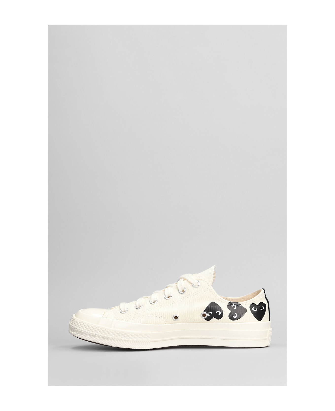 Comme des Garçons Play Chuck 70 Cdg Low Sneakers In Beige Cotton - beige