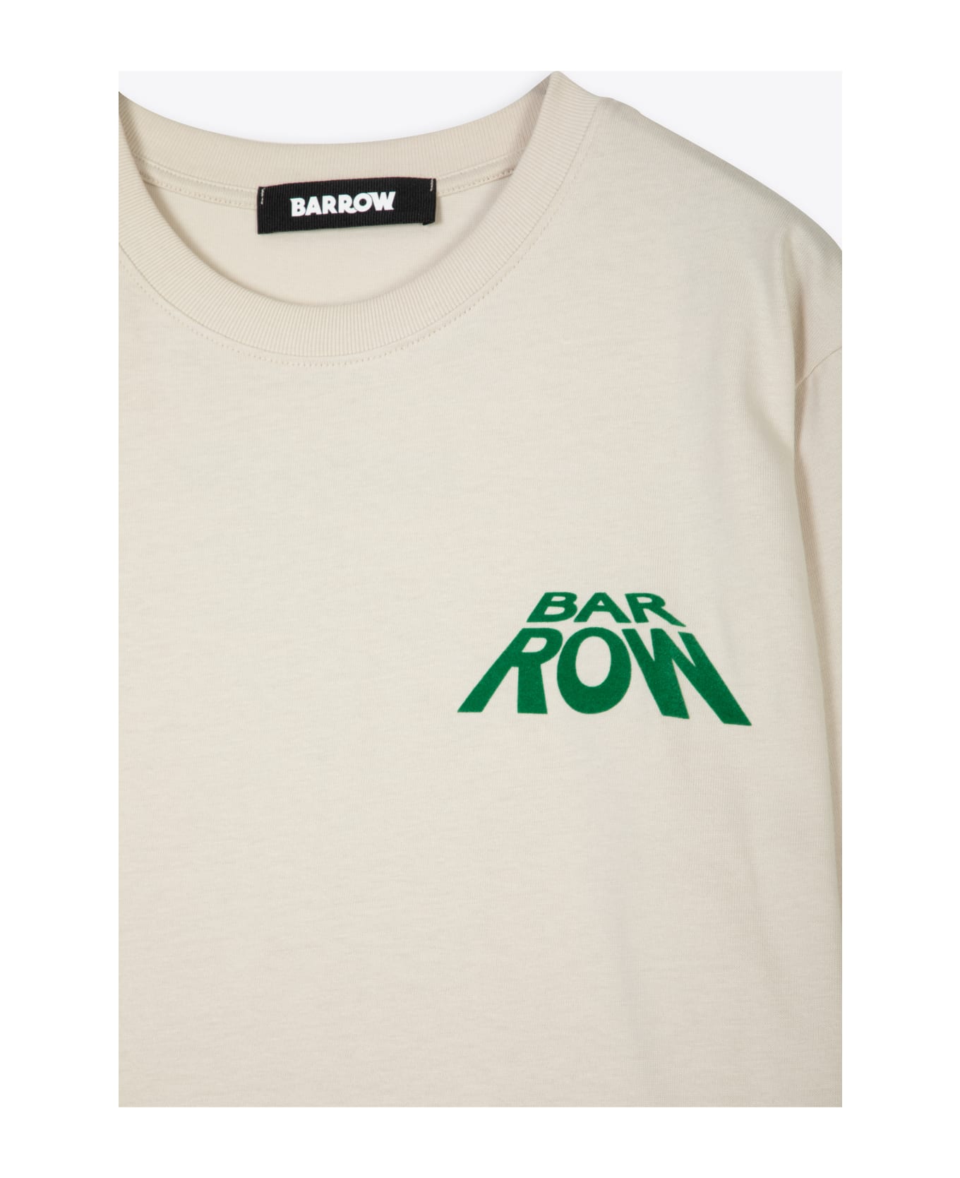 Barrow Jersey T-shirt Unisex Off White T-shirt With Chest Logo And Back Print