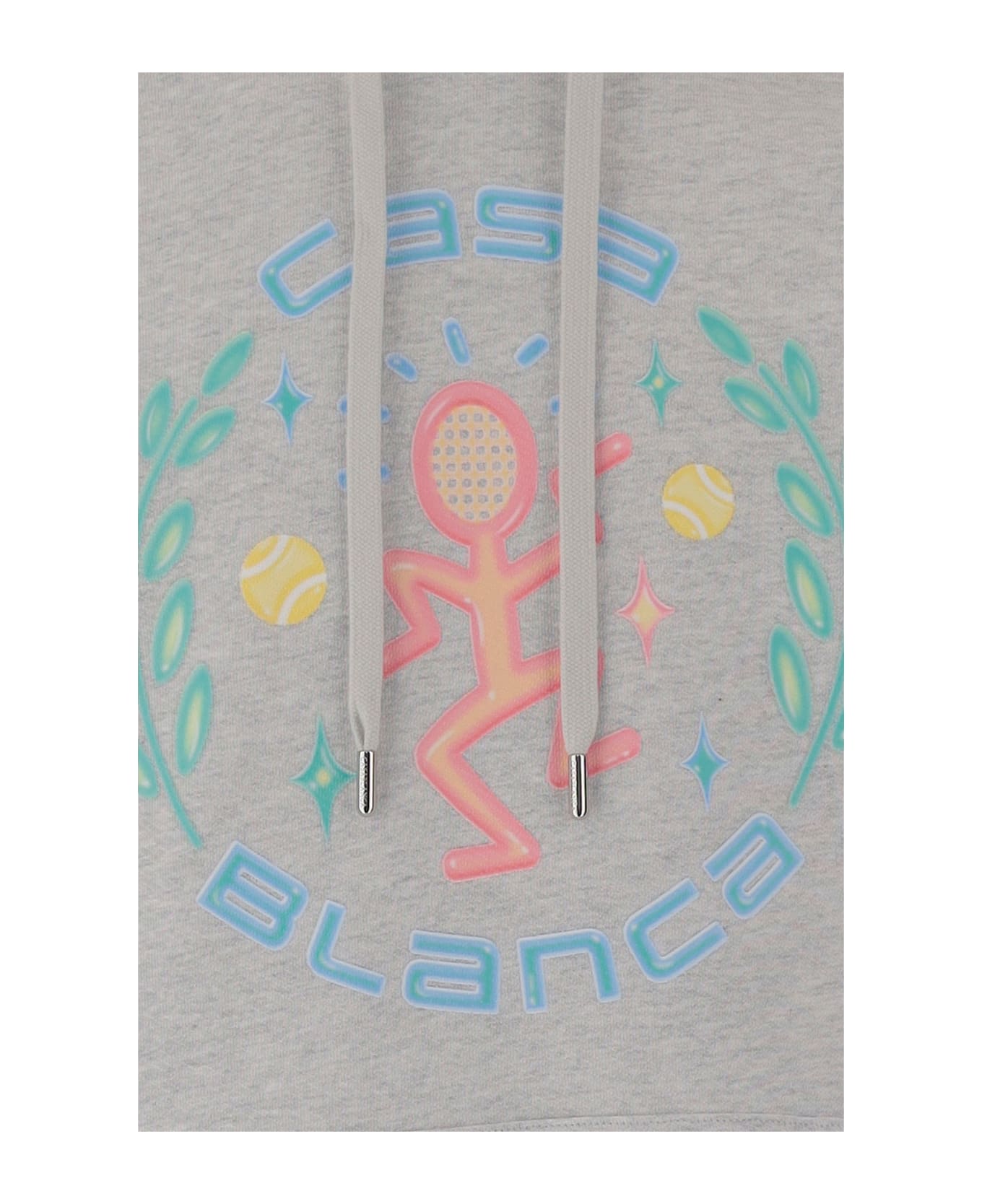 Casablanca Cotton Sweatshirt With Logo - Grey