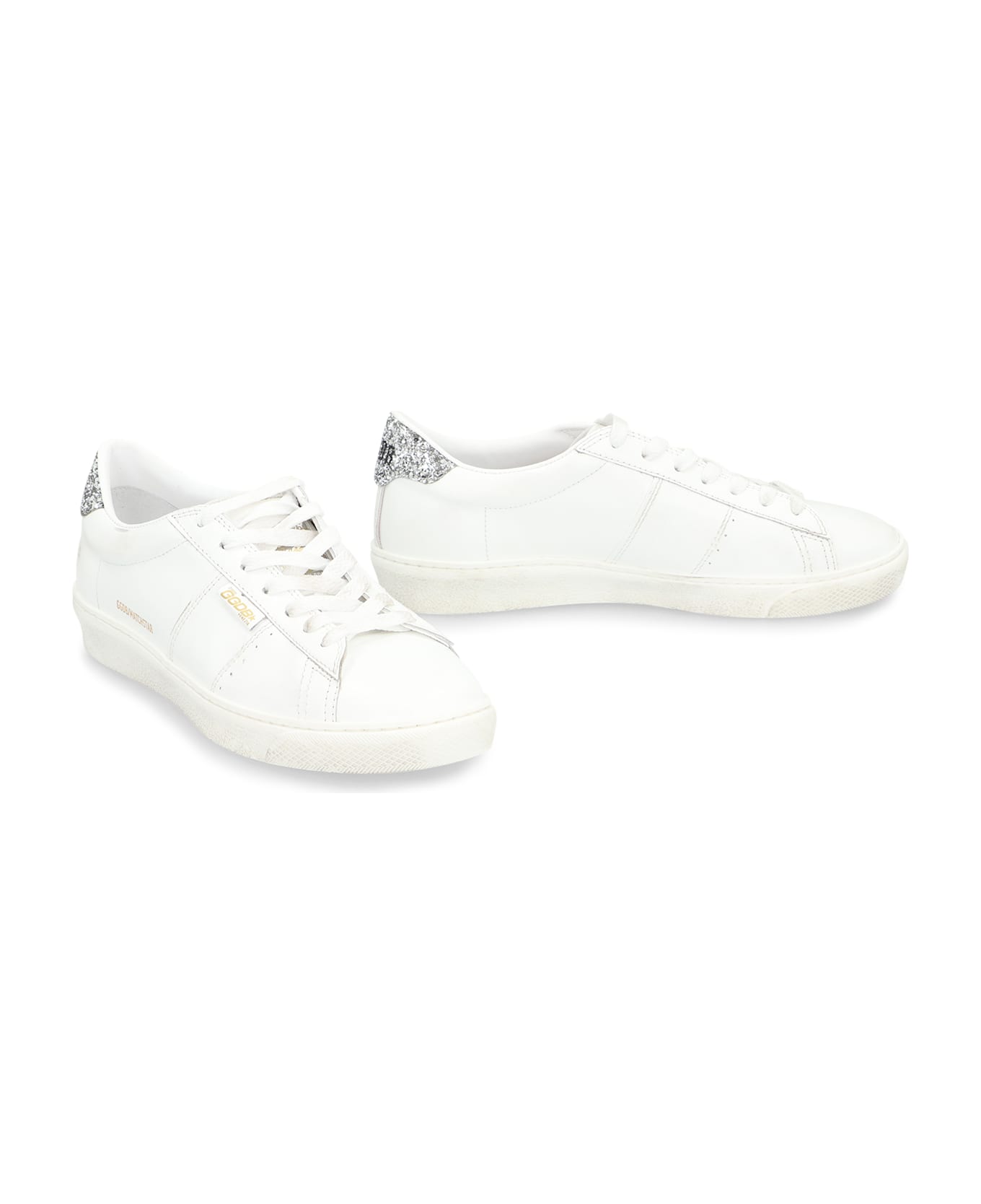 Golden Goose Matchstar Leather Low-top Sneakers - OPTIC WHITE/SILVER