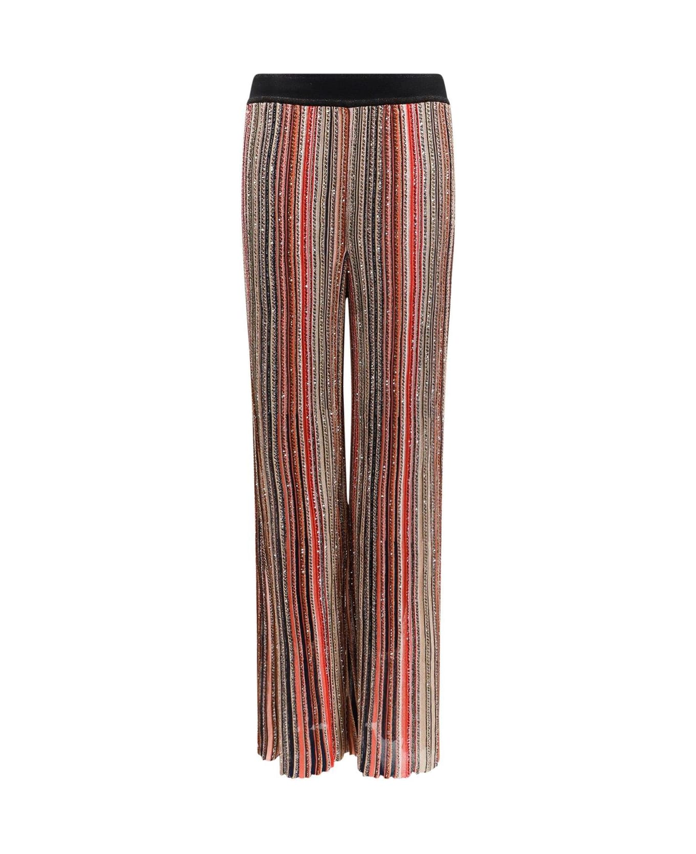 Missoni Sequins Striped Knit Trousers - Multicolor ボトムス