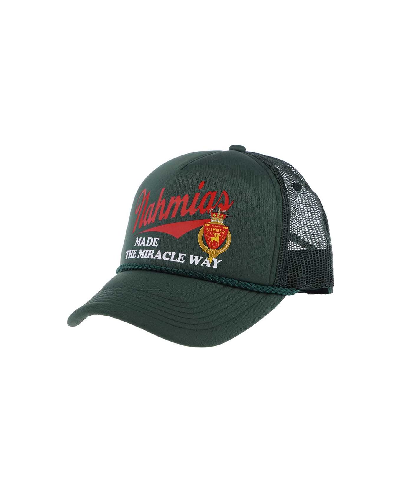Nahmias Logo Baseball Cap - green