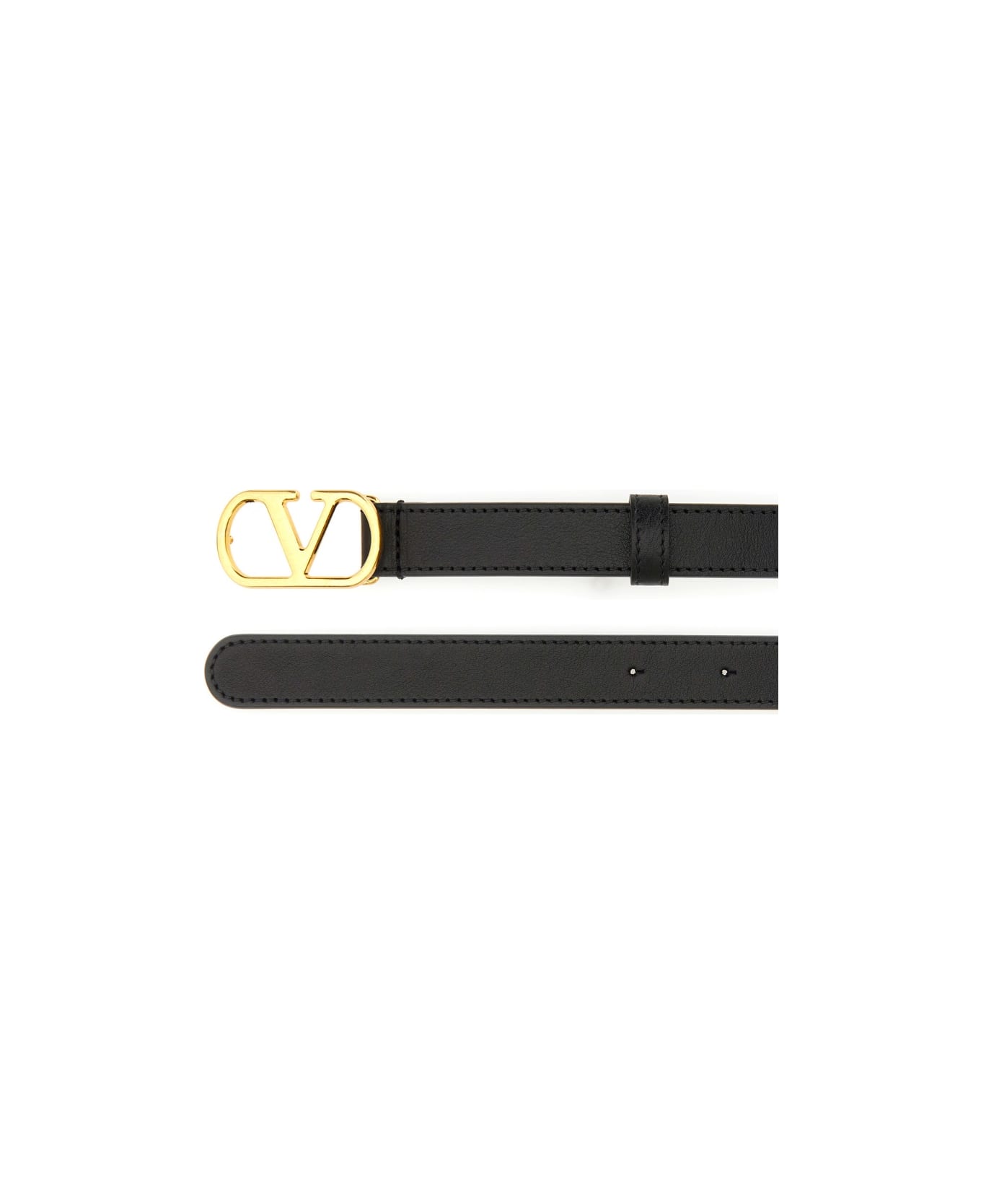 Valentino Garavani "vlogo Signature" Belt - BLACK