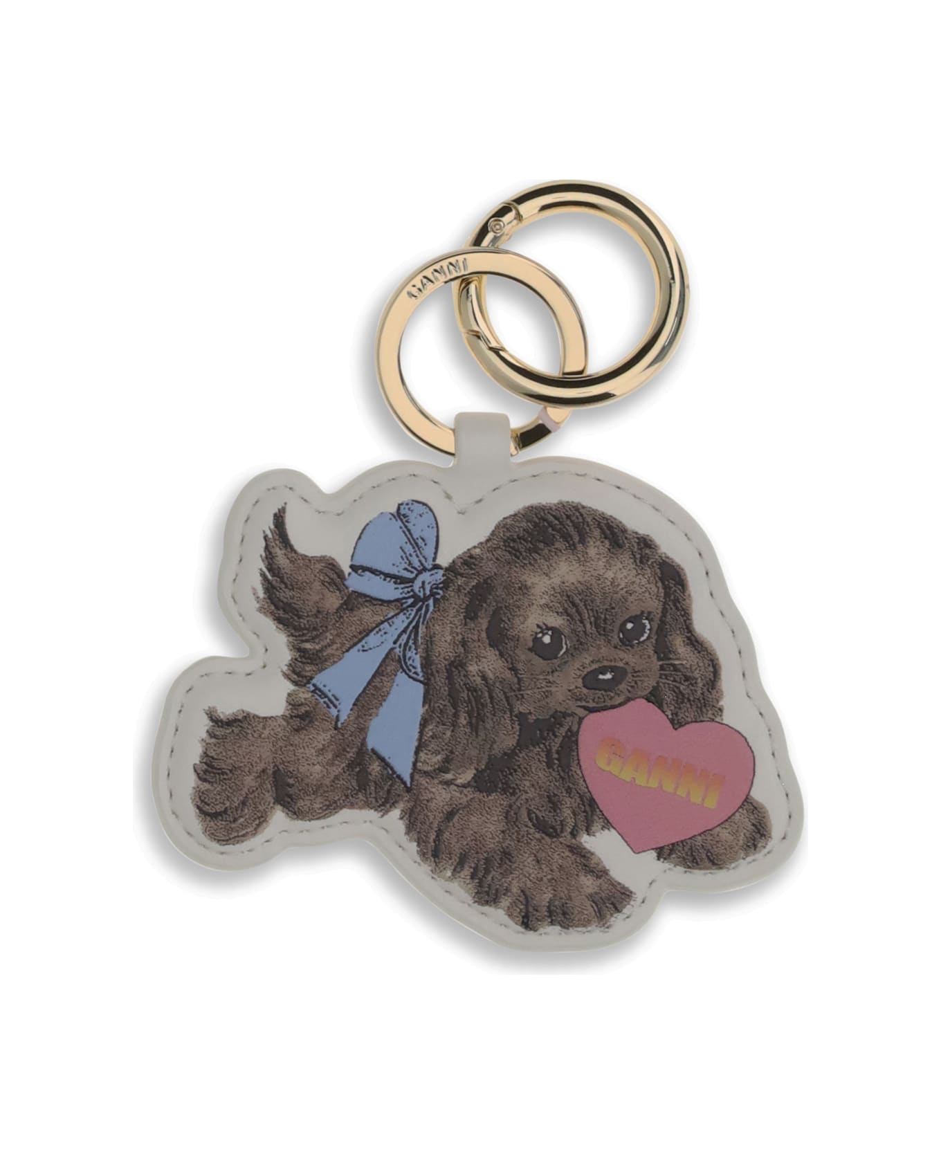 Ganni Puppy Keyring