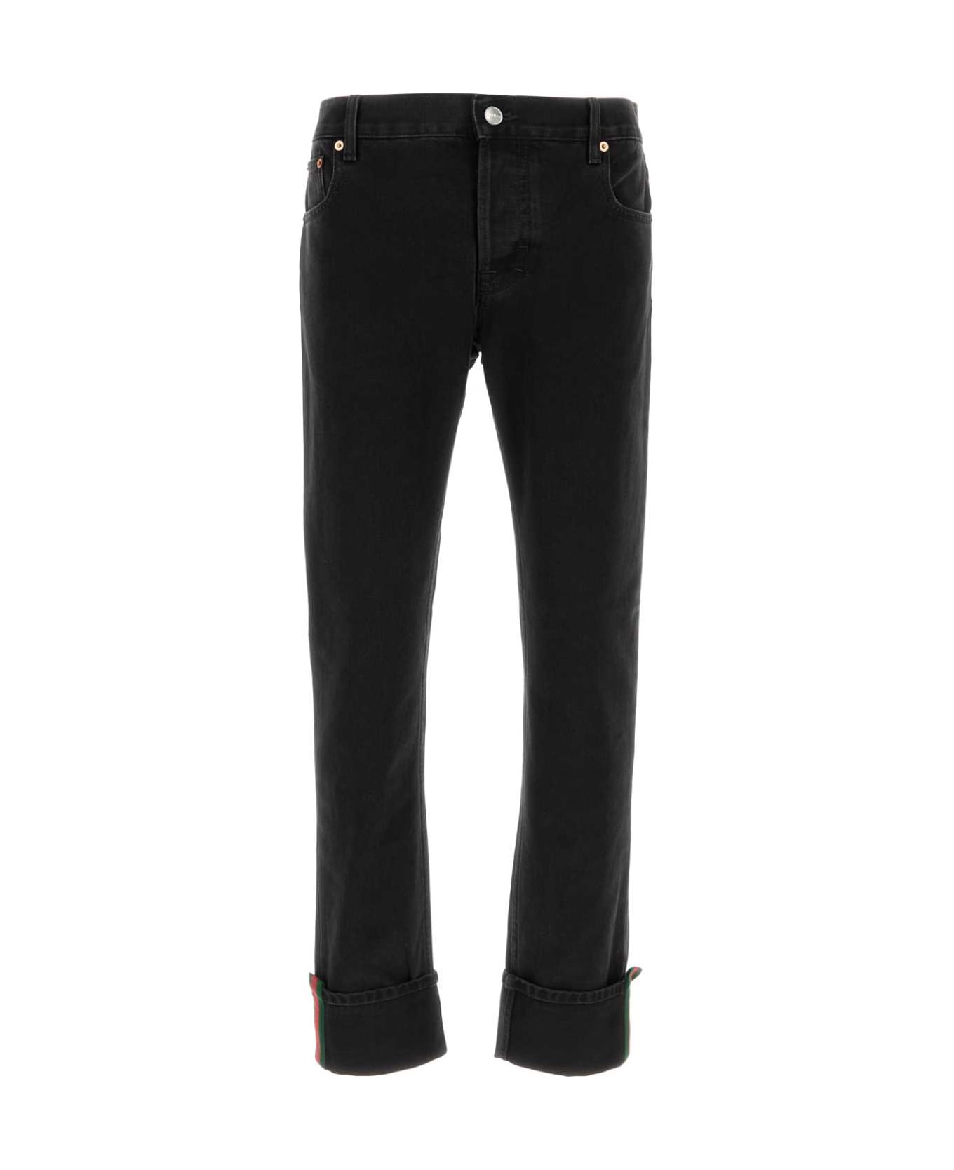 Gucci Black Denim Jeans - DARKGREYMIX