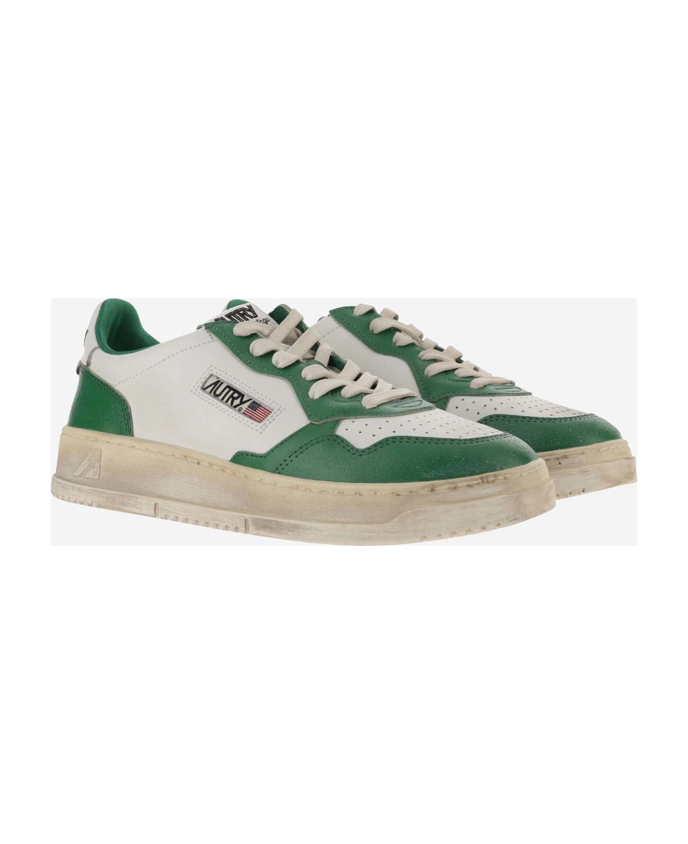 Autry Sneakers - WHT/GREEN スニーカー
