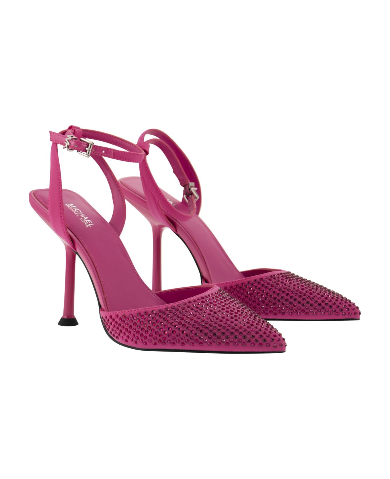 MICHAEL Michael Kors Imani Pump Pumps In Fabric With Crystals - Cerise