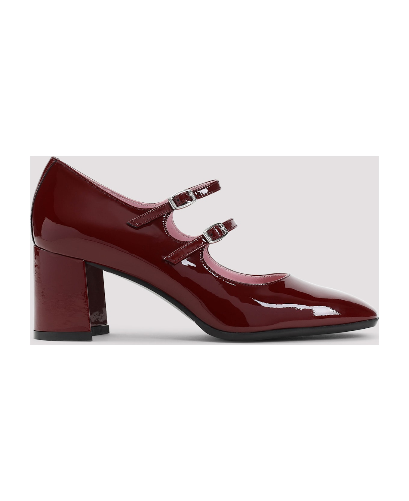 Carel Alice Mary Jane Pumps - Burgundy