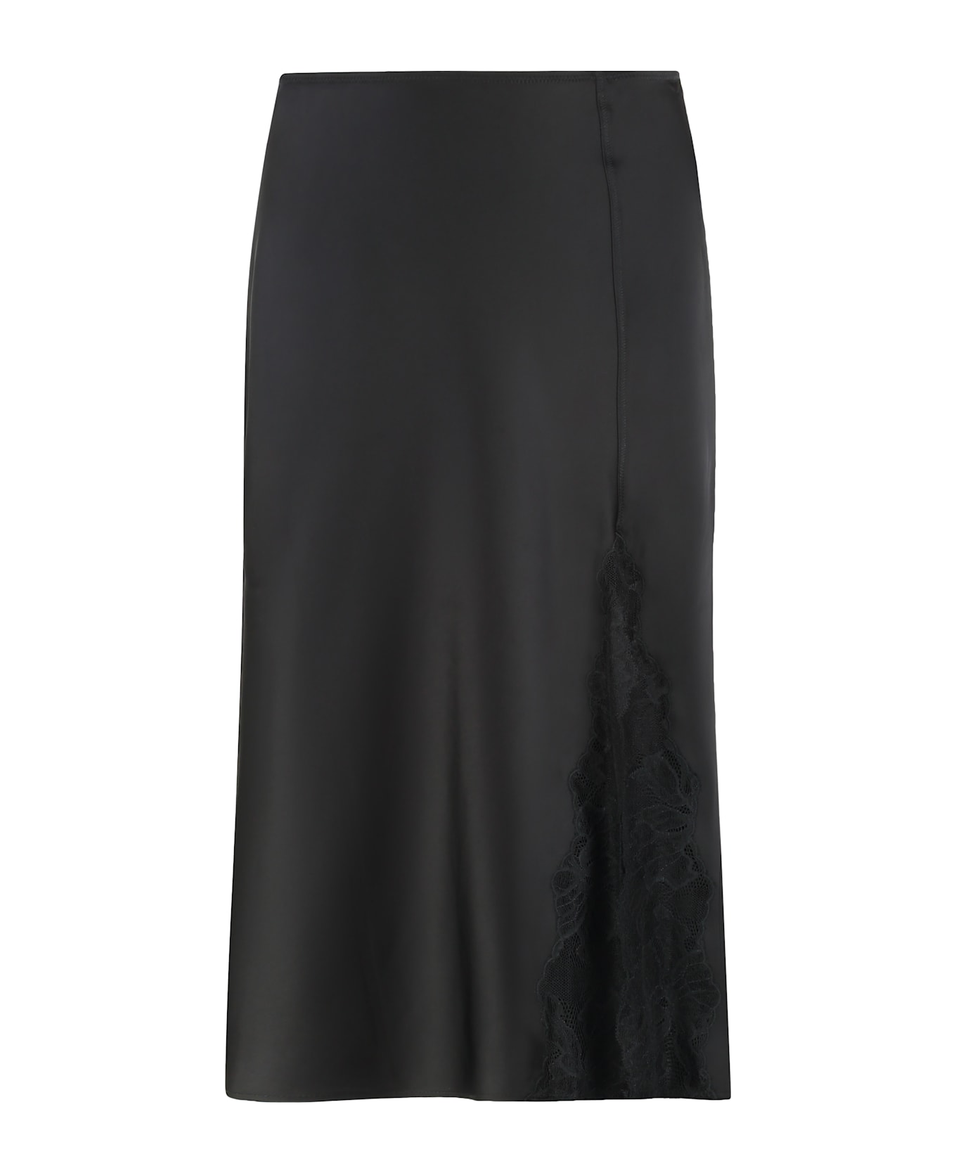Calvin Klein Satin Skirt - black