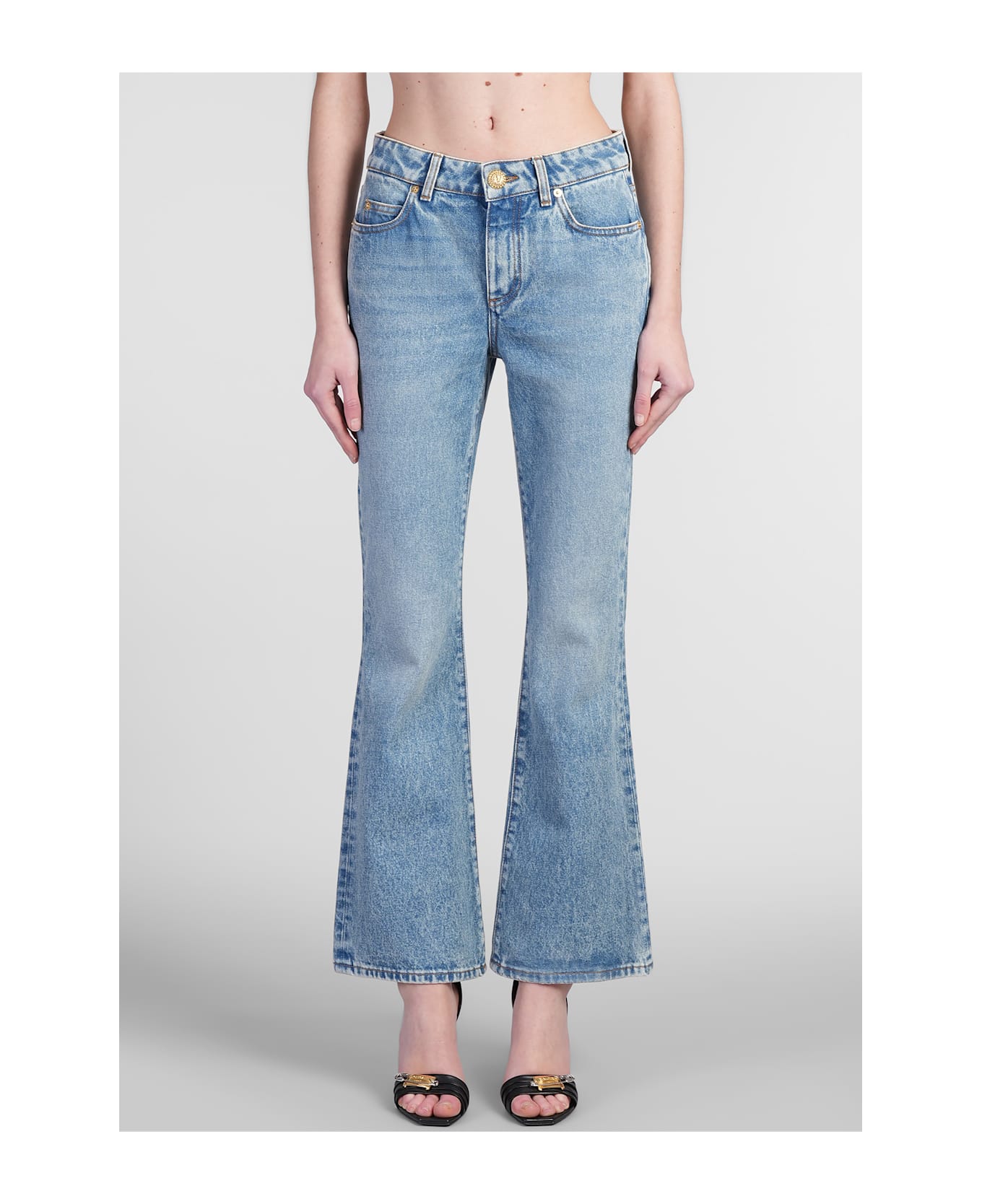 Balmain Jeans In Blue Cotton - blue