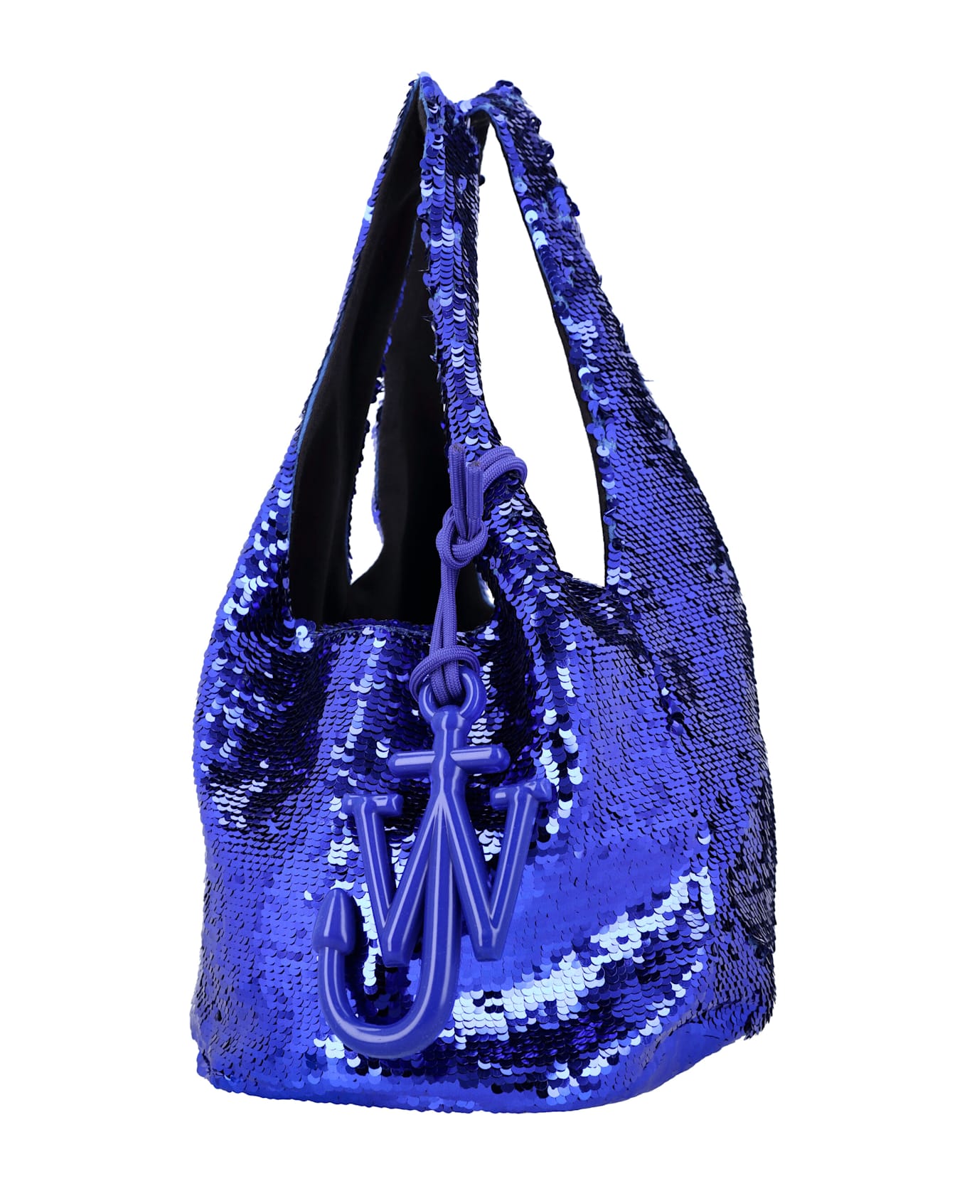 J.W. Anderson Mini Sequin Shopper - Dark Blue