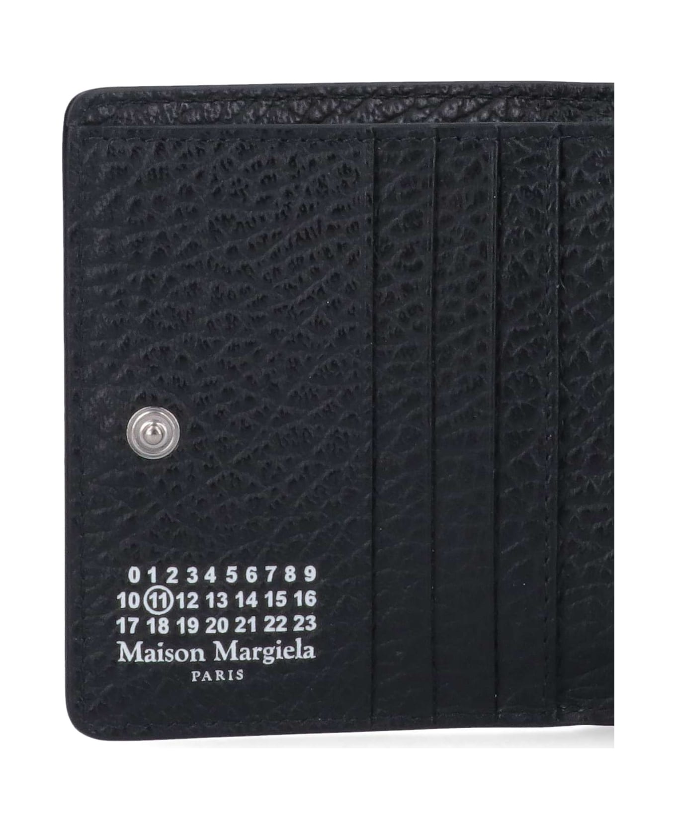 Maison Margiela 
four Stitches
 Compact Card Holder - Black